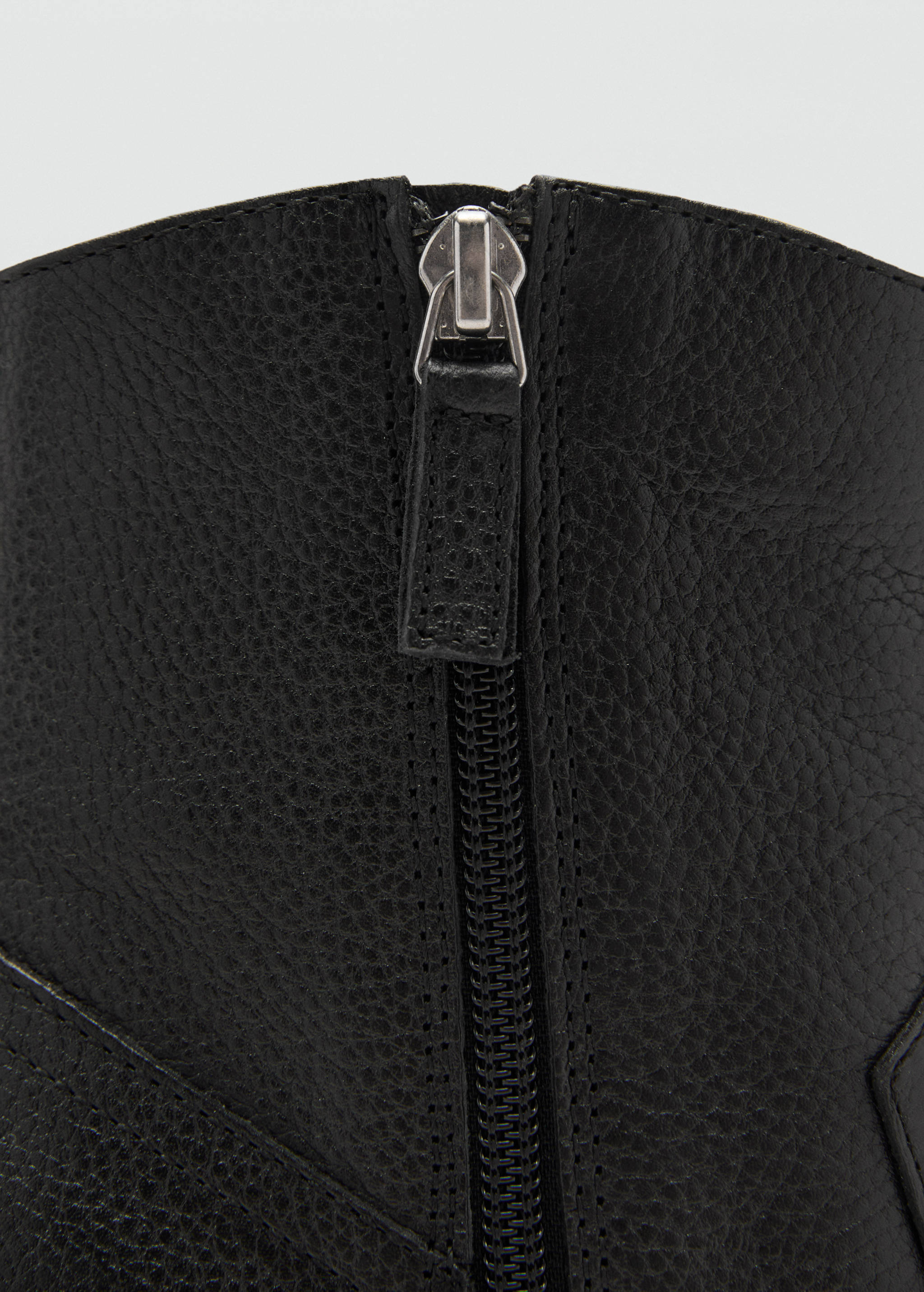 Bottine bout en cuir - Détail de l'article 3