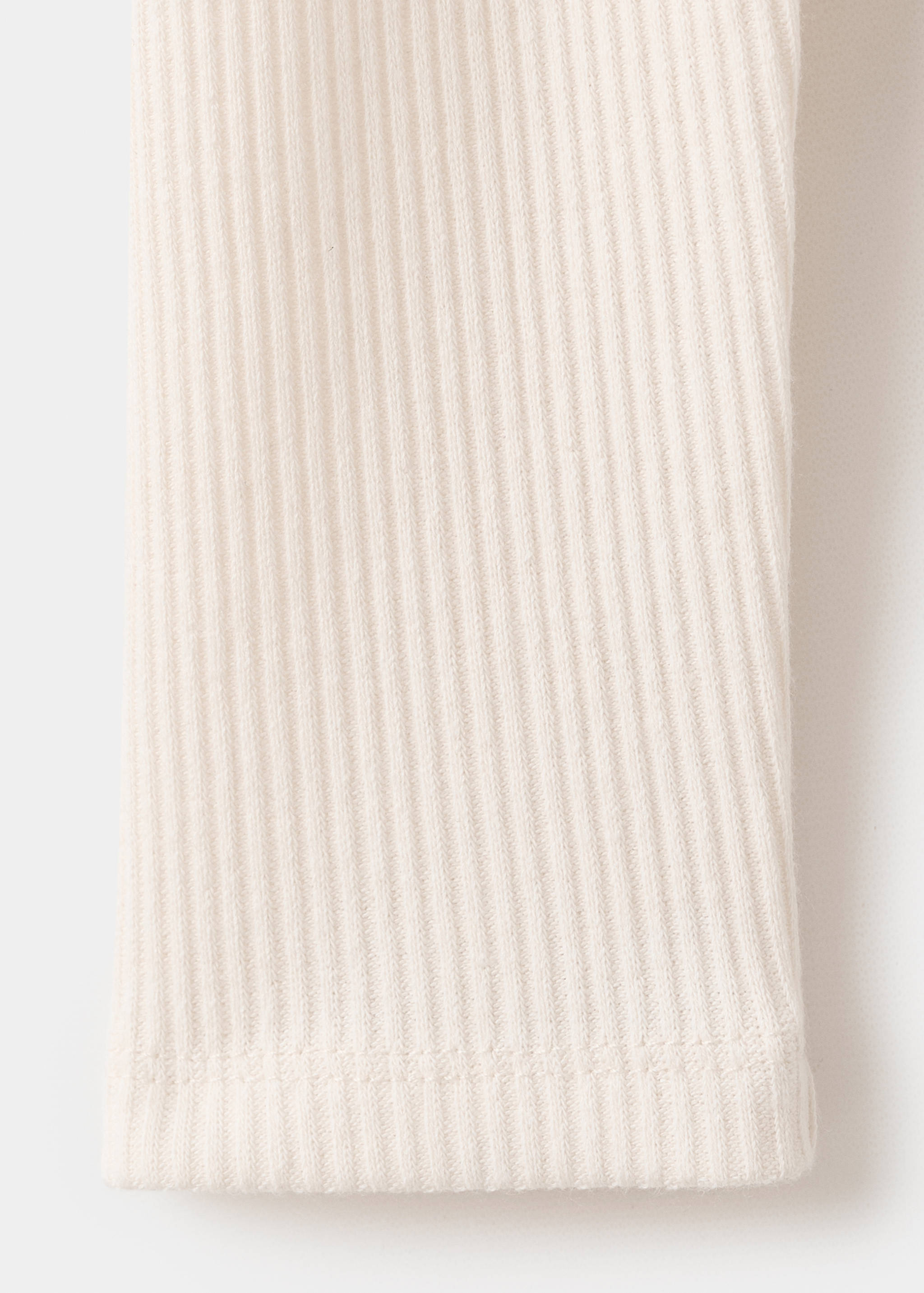 Ribbed long-sleeved t-shirt - Details of the article 0