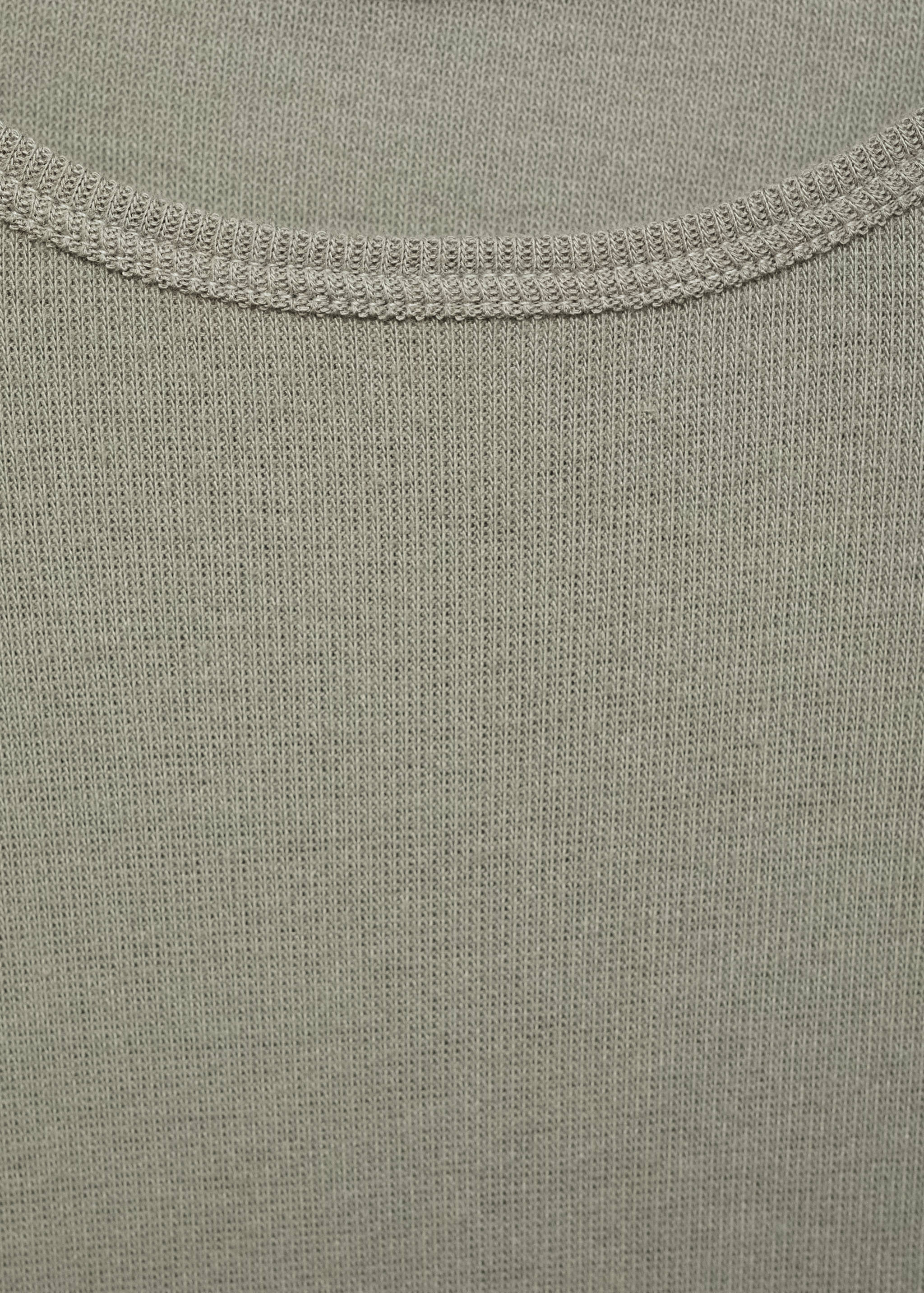 Ribbed long-sleeved t-shirt - Details of the article 8