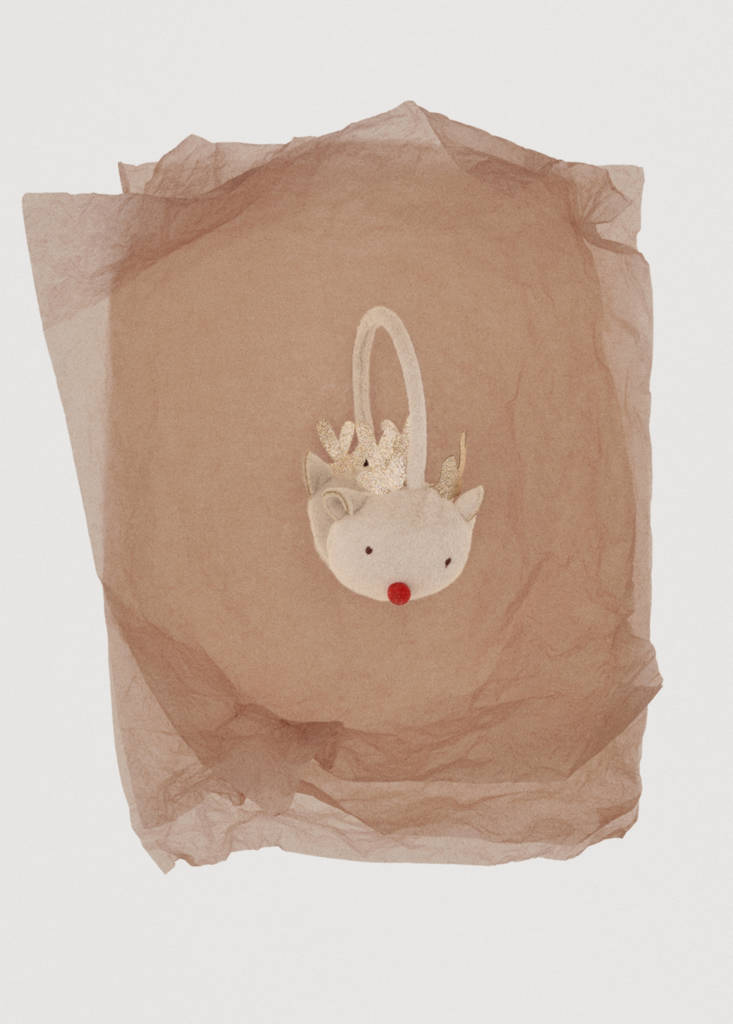 reindeer earmuffs — Sand