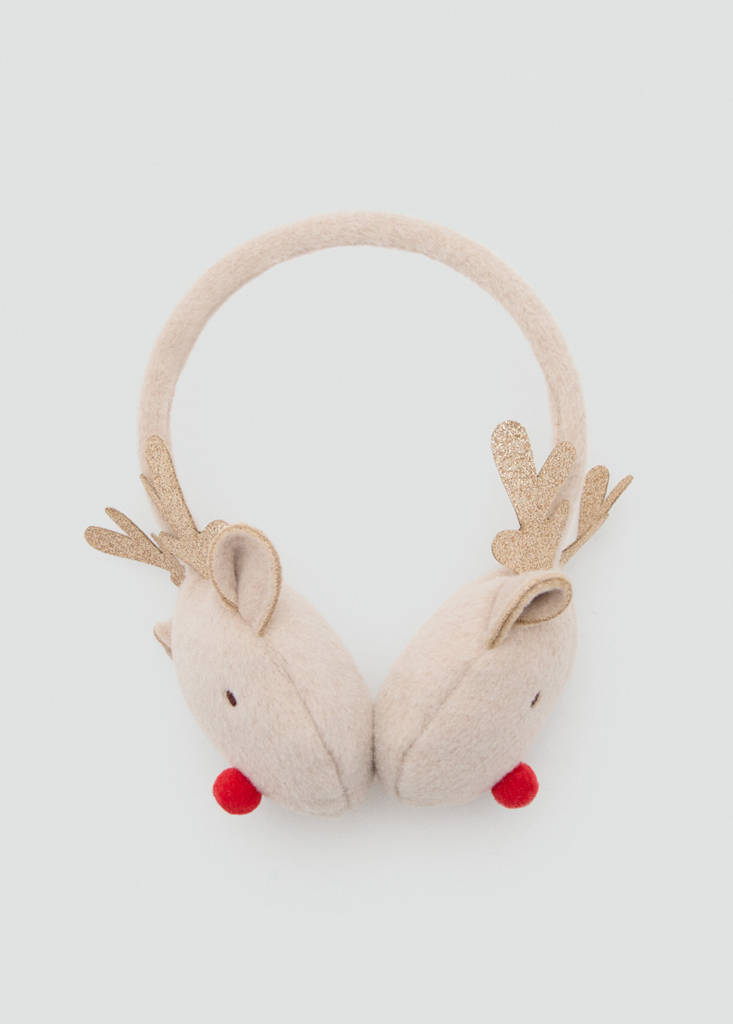 reindeer earmuffs — Sand