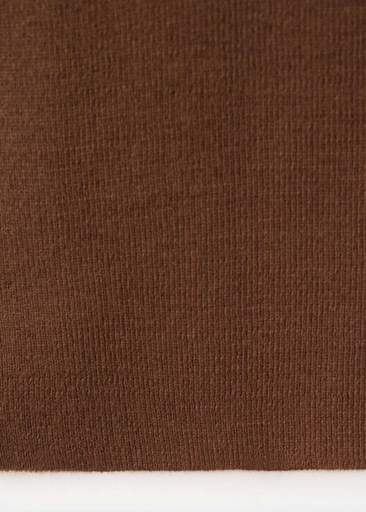 Knitted top with studs — Brown