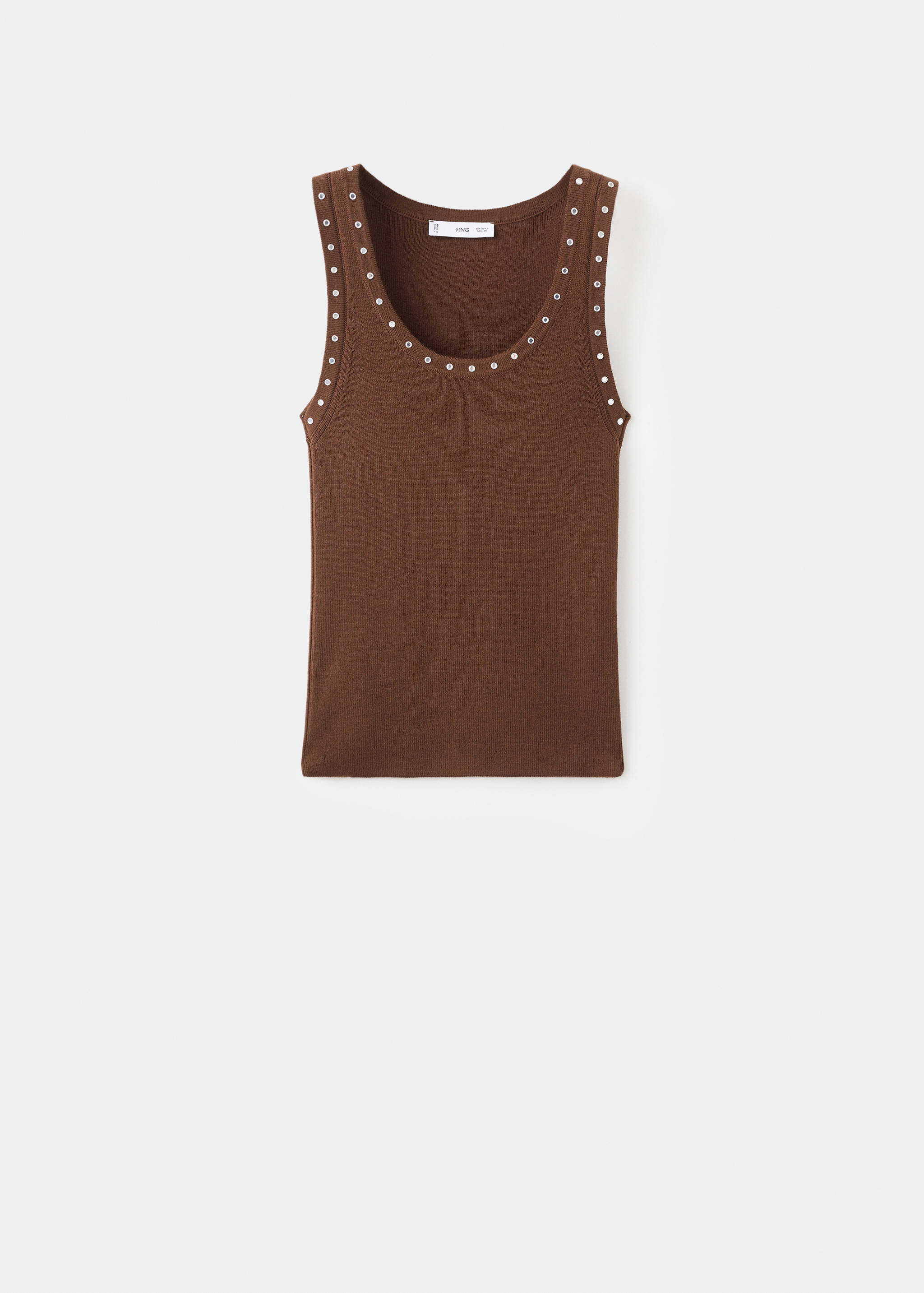 Knitted top with studs - Article without model