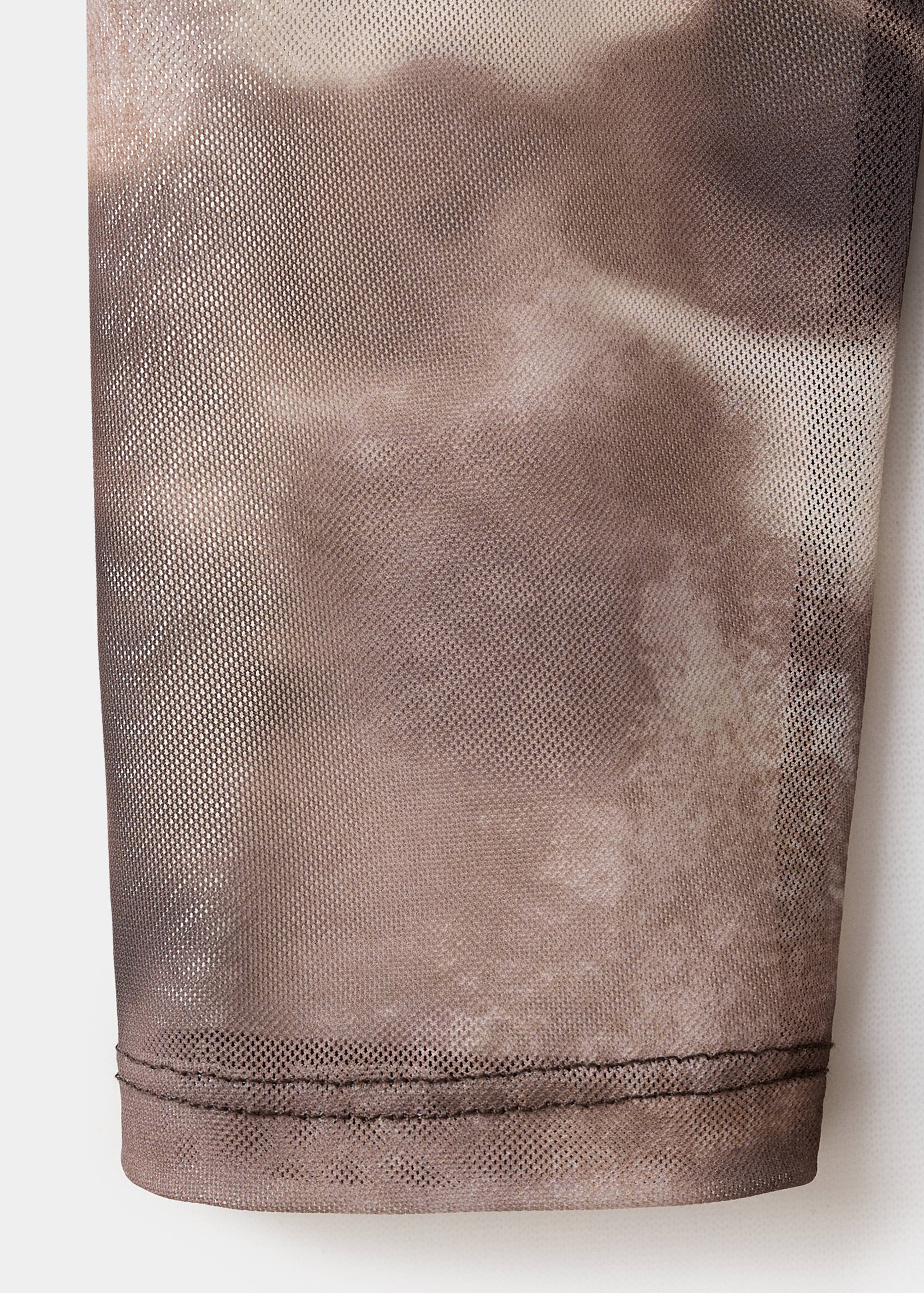 Asymmetrisches Kleid mit floralem Print - Detail des Artikels 0