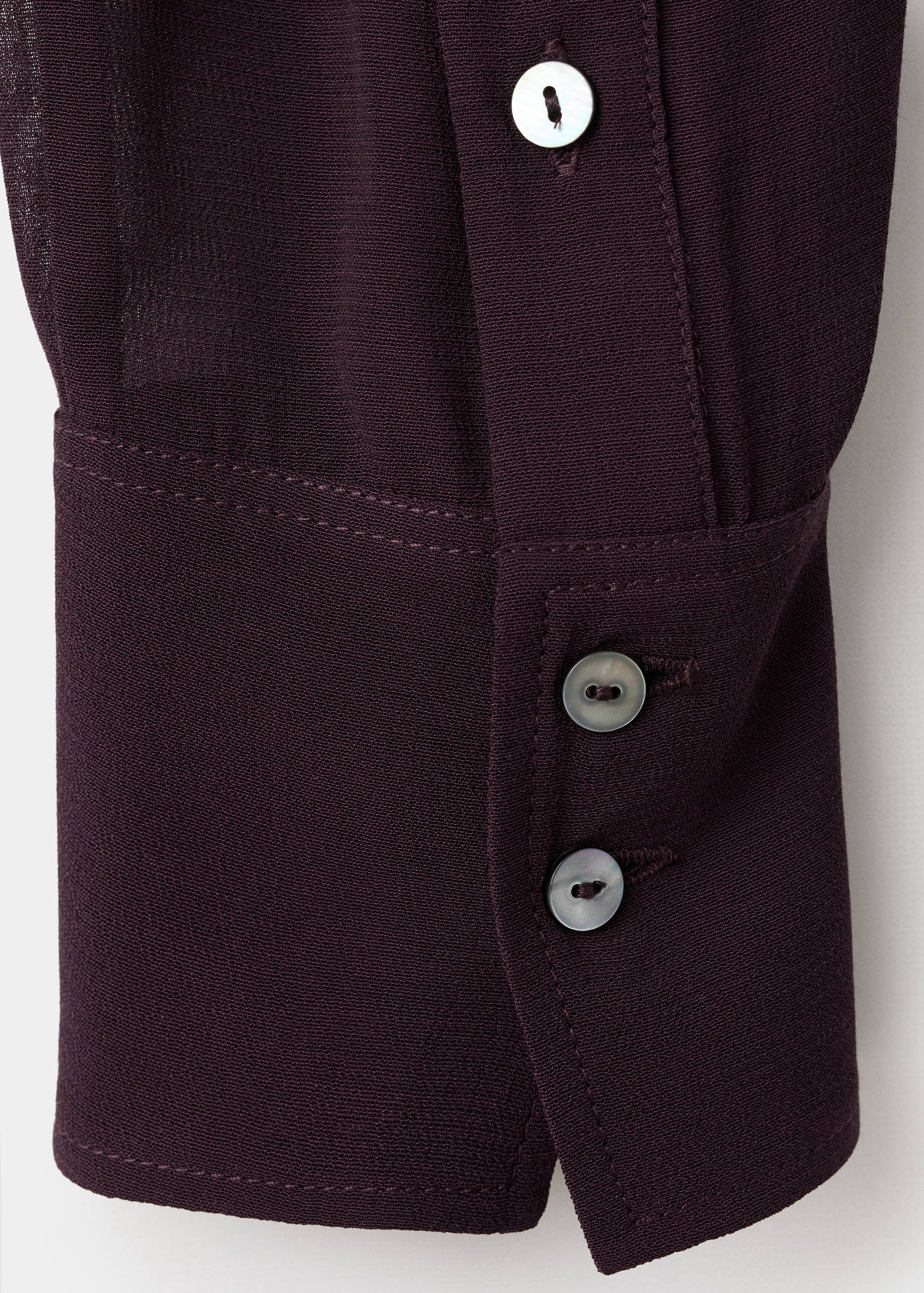 Chiffon blouse with bow neckline - Details of the article 0