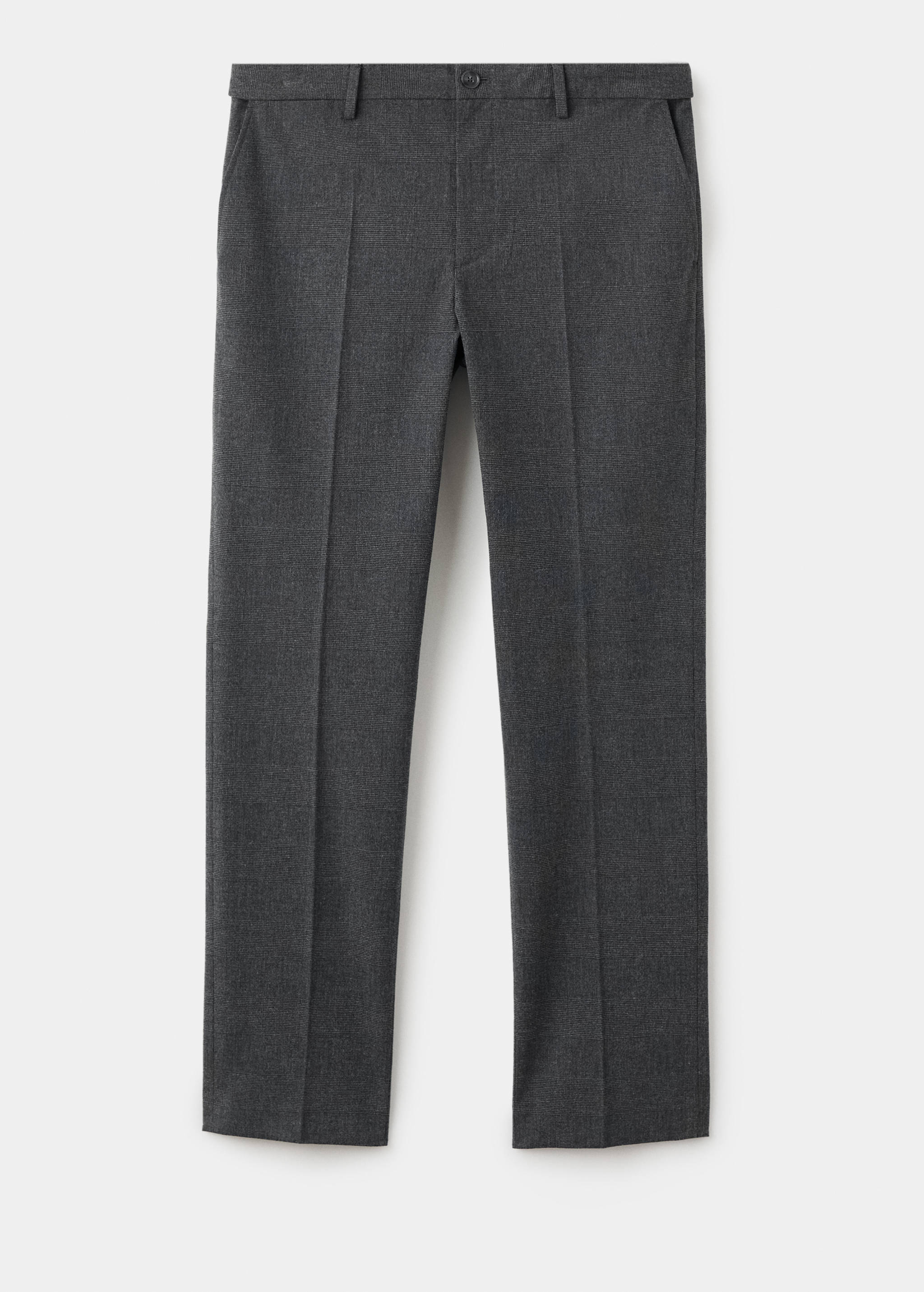 Slim-fit flannel trousers - Article without model