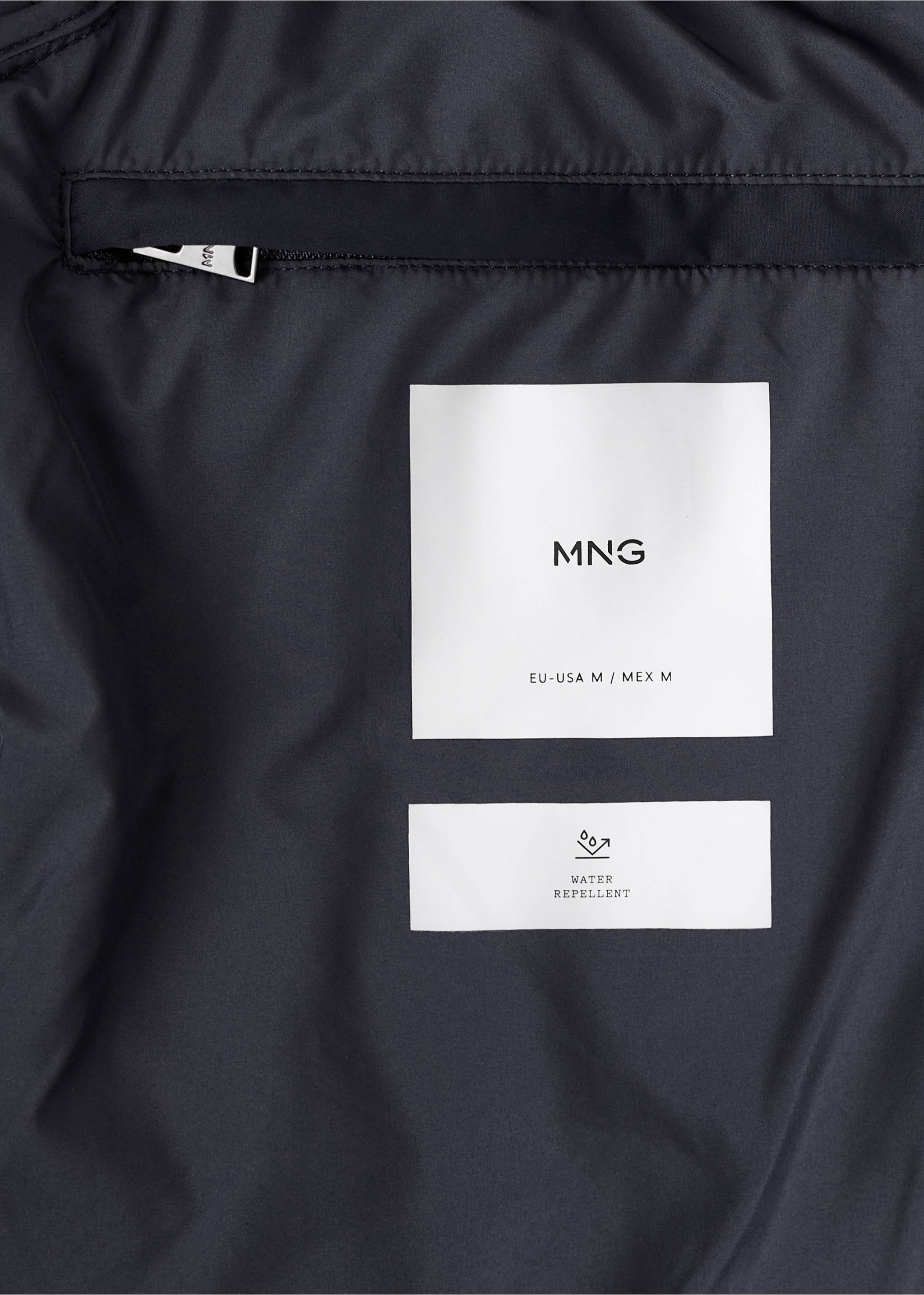 Anorak matelassé capuche résistant à l’eau - Détail de l'article 0, Bleu marine. Ref: 17077884-00.