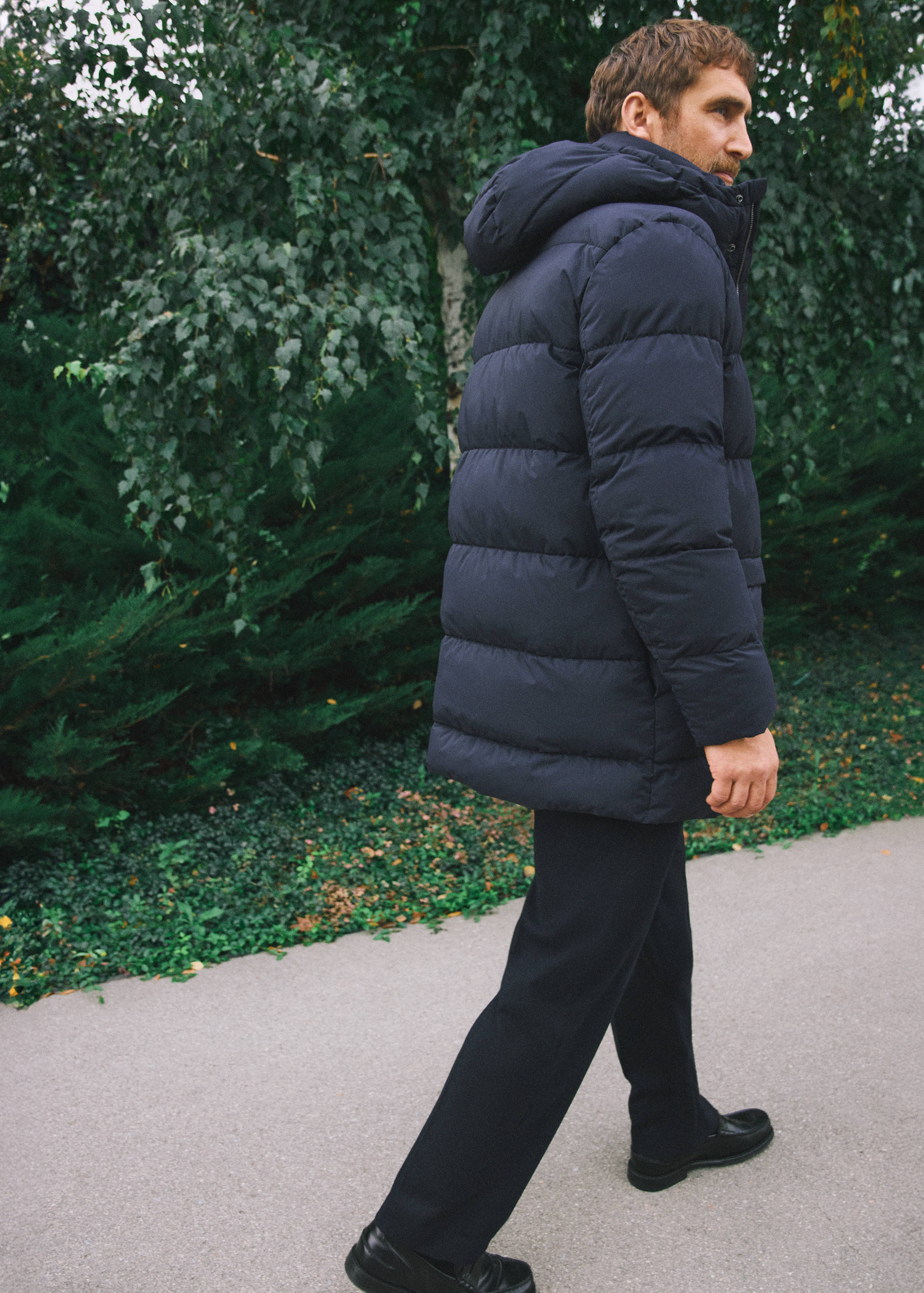 Anorak acolchado capucha water repellent - Detalle del artículo 3