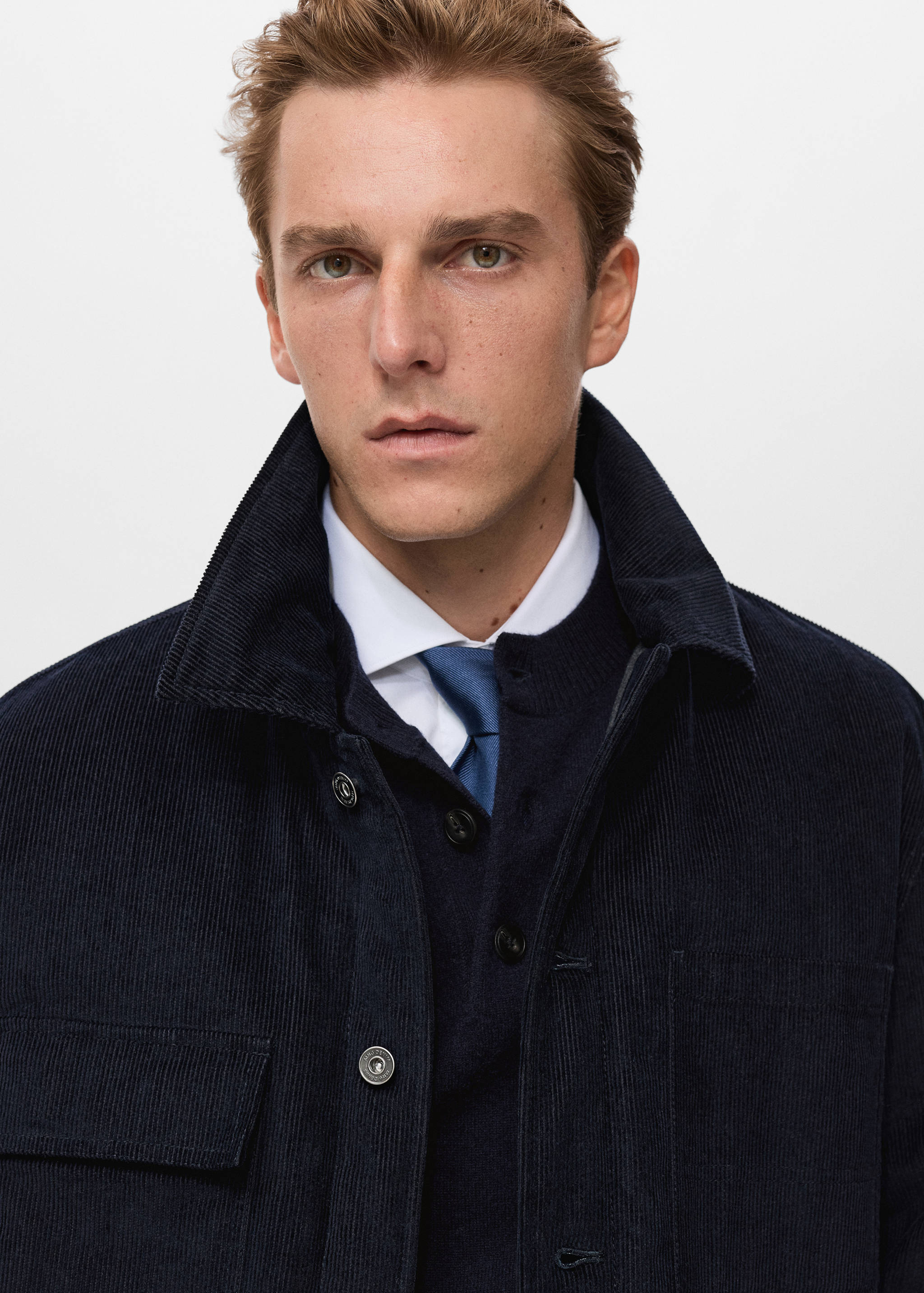 Corduroy jacket with pockets - Details of the article 1