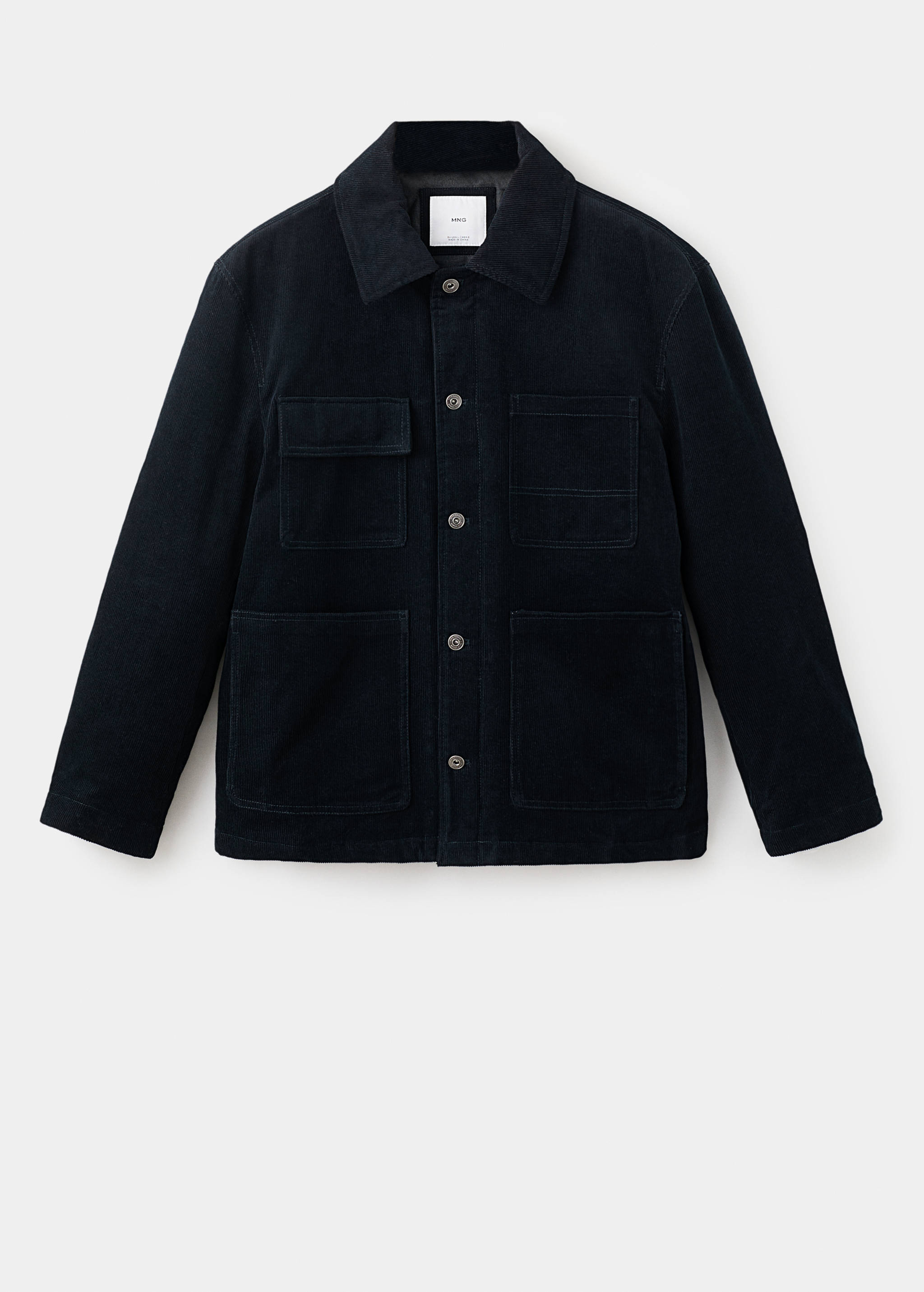 Corduroy jacket with pockets - Article without model