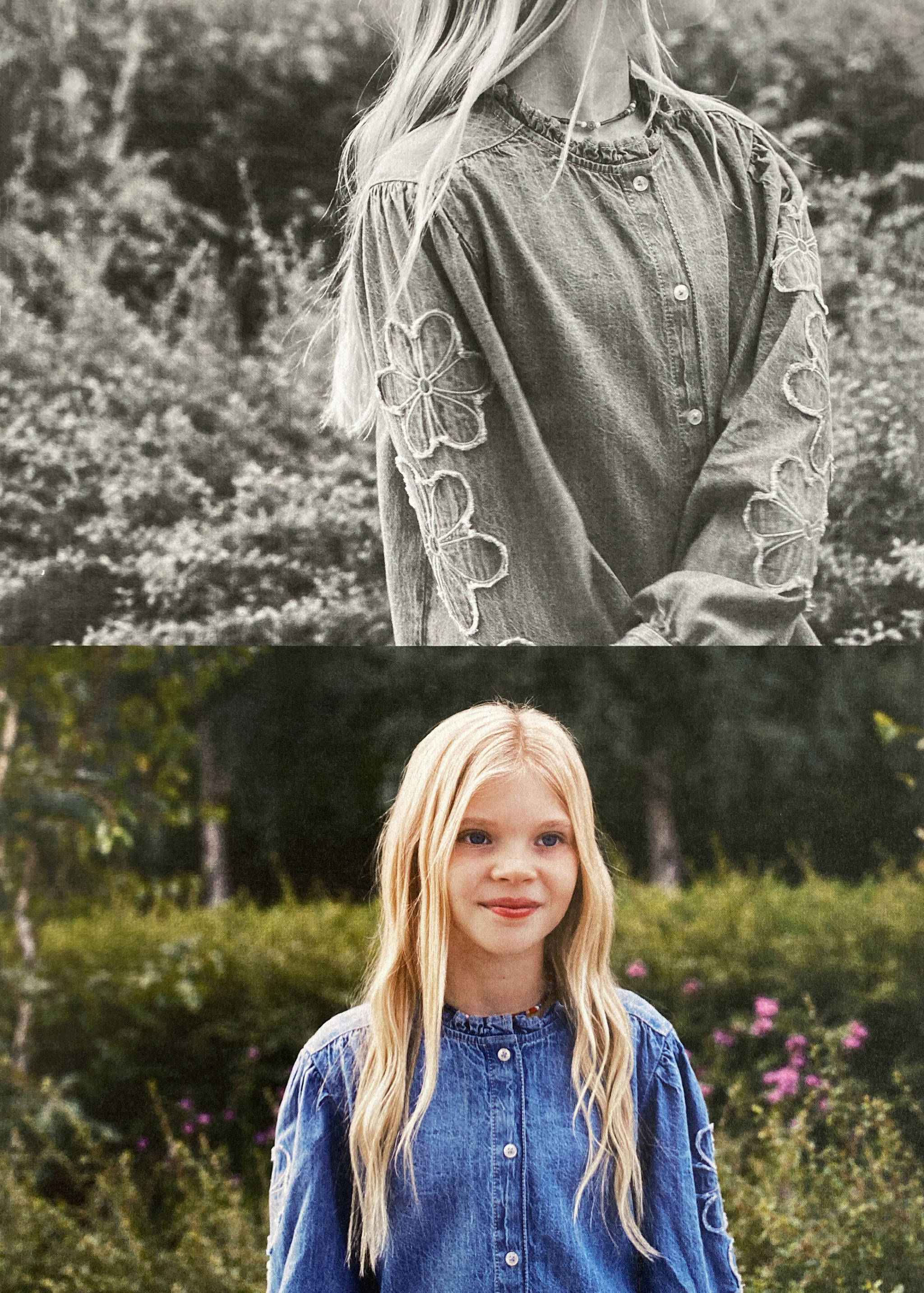 Blouse denim brodée - Détail de l'article 5