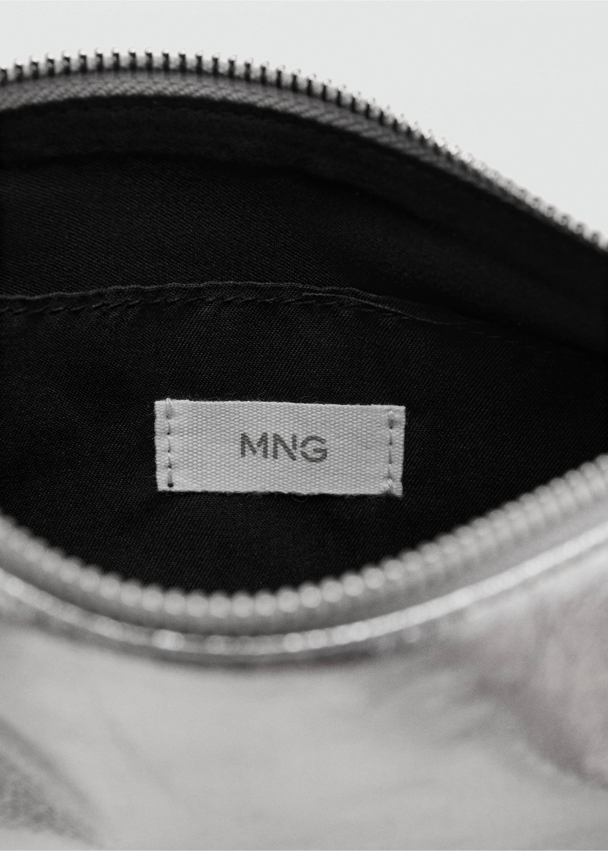 Металлизированный клатч - Деталь изделия 2, Серебро. Ref: 17077890-00.