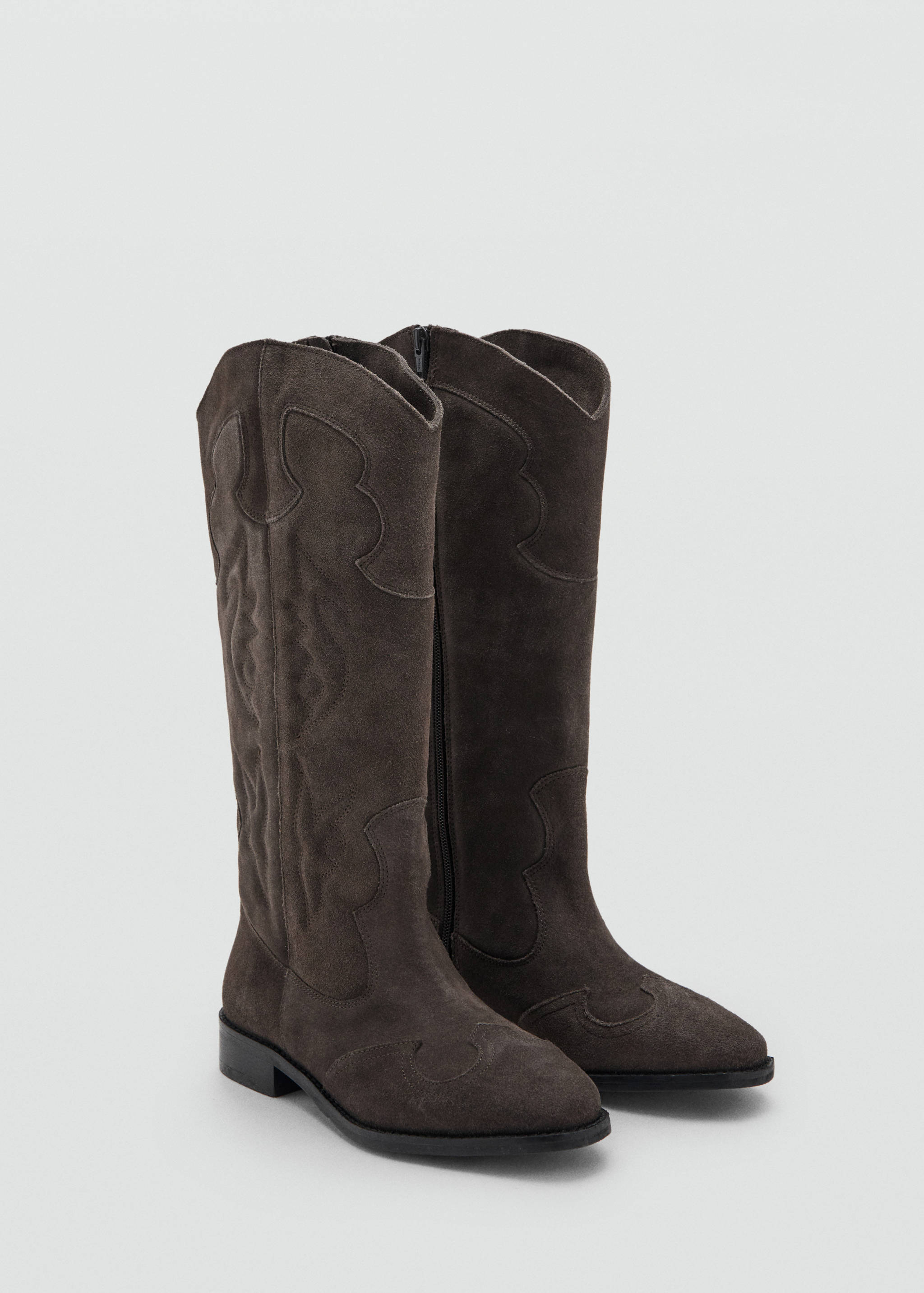 Bota alta pell - Pla mig