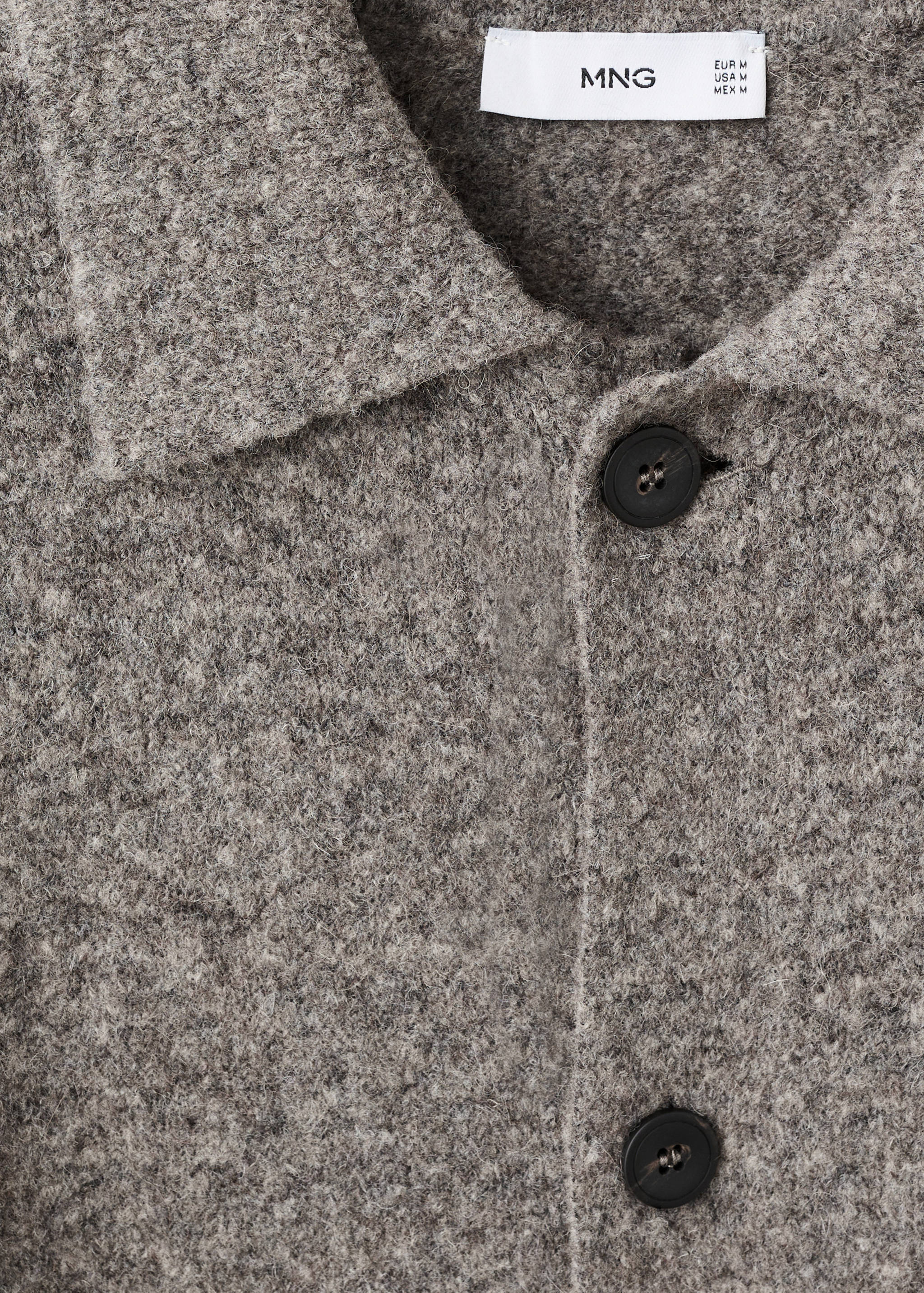 Stickad cardigan ullblandning - Detaljer om artikeln 8