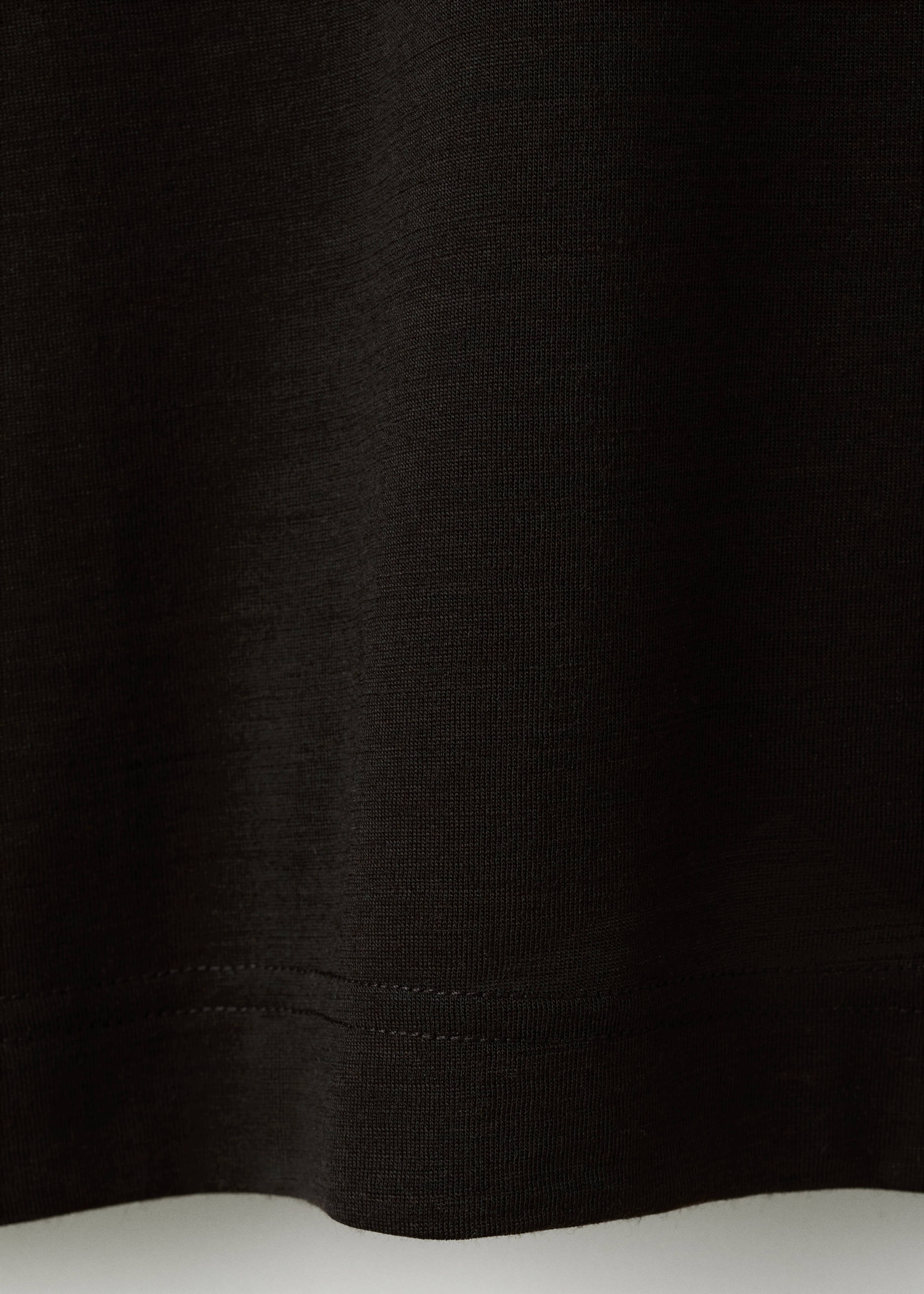 Slim-fit wool-blend t-shirt - Details of the article 0