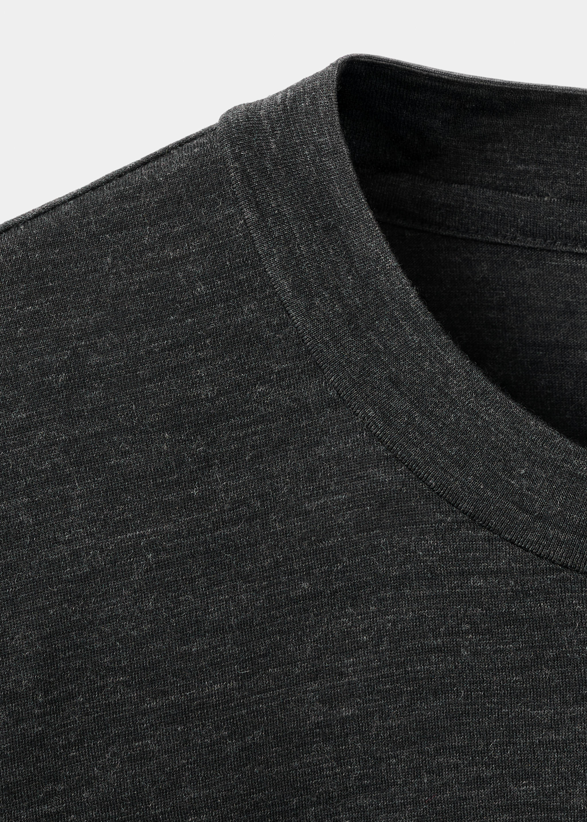 Slim-fit wool-blend t-shirt - Details of the article 8