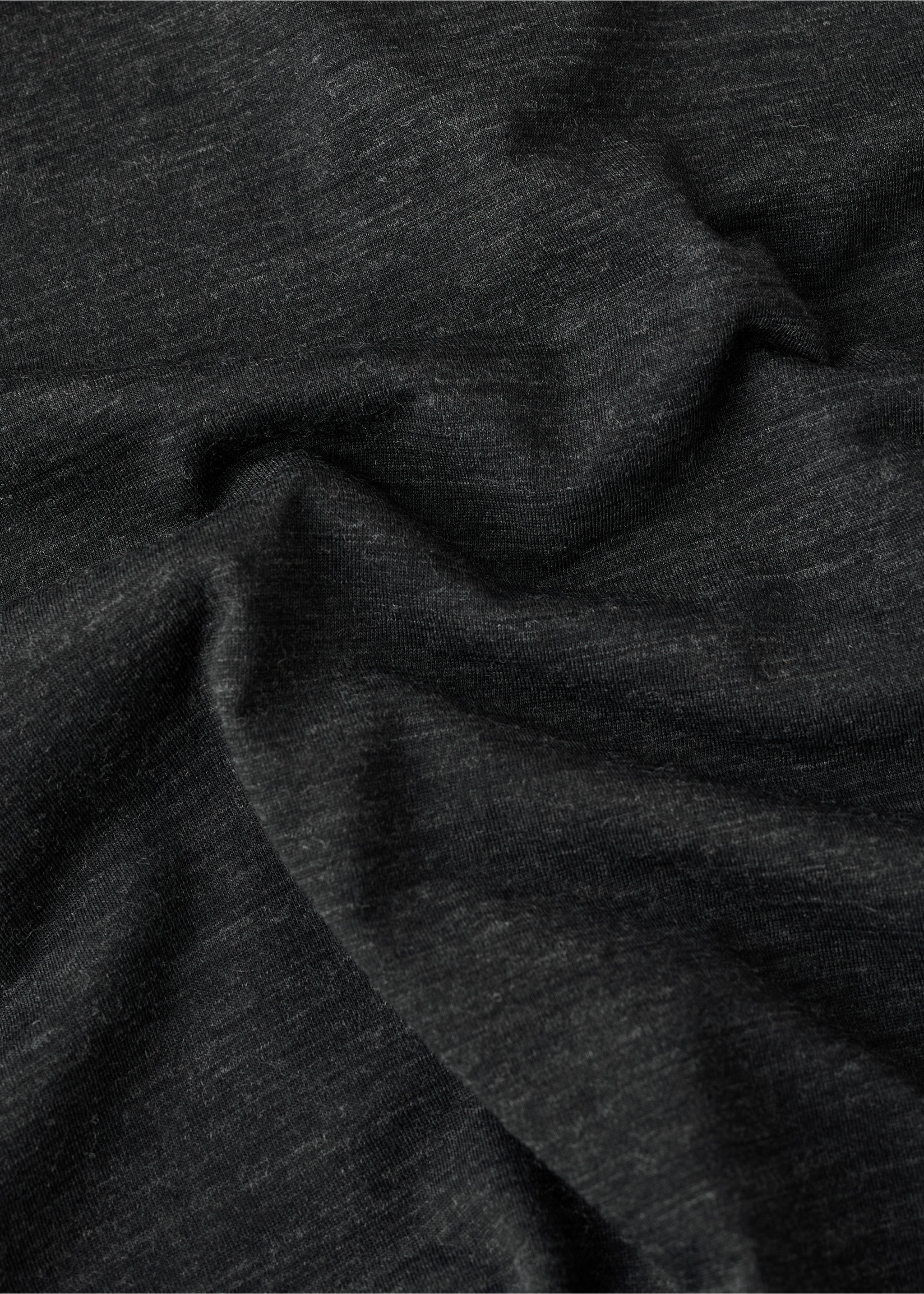 Camiseta mezcla lana slim fit - Detalle del artículo 0, Gris oscuro vigoré. Ref: 17077897-00.