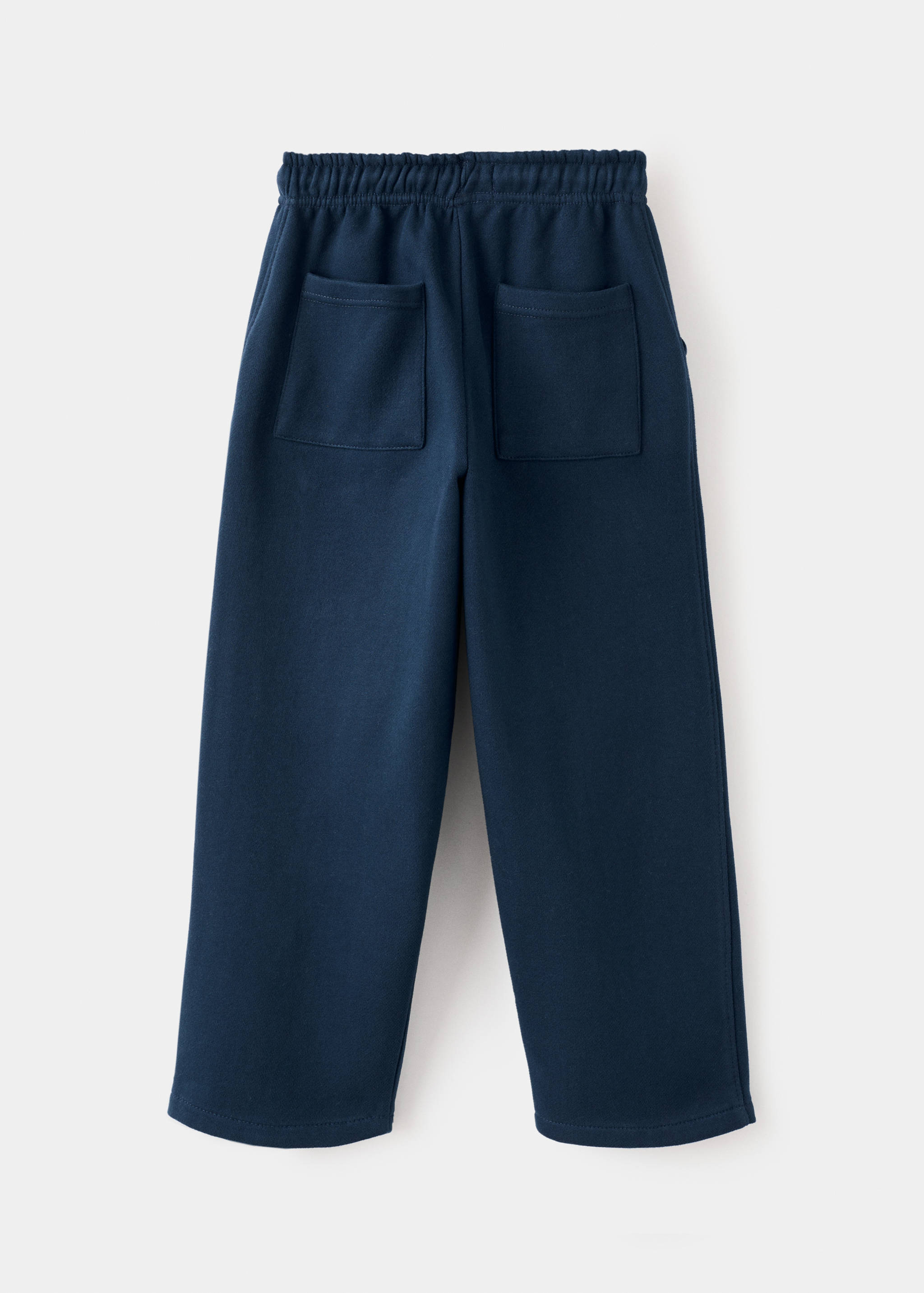Cotton joggers with elastic waist - Reverse of the article