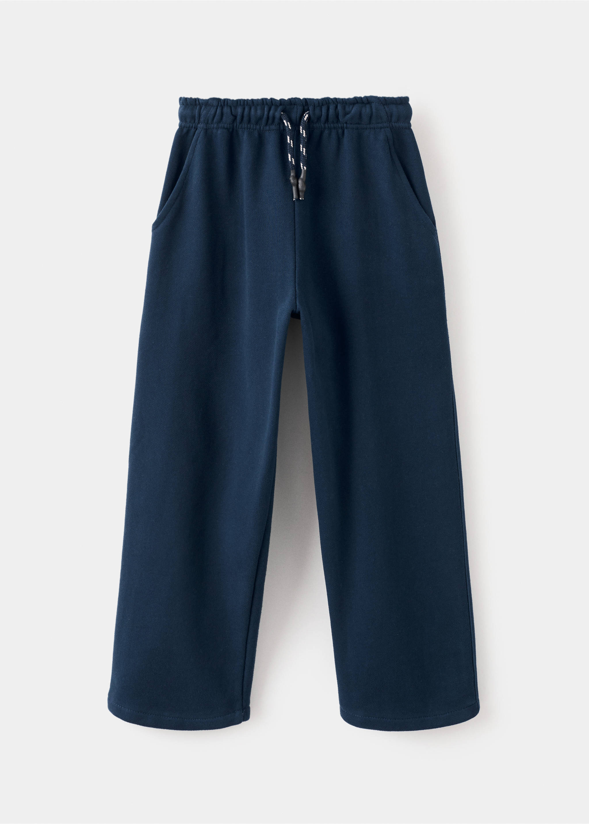 Cotton joggers with elastic waist - Article without model, Navy. Ref: 17077898-00.
