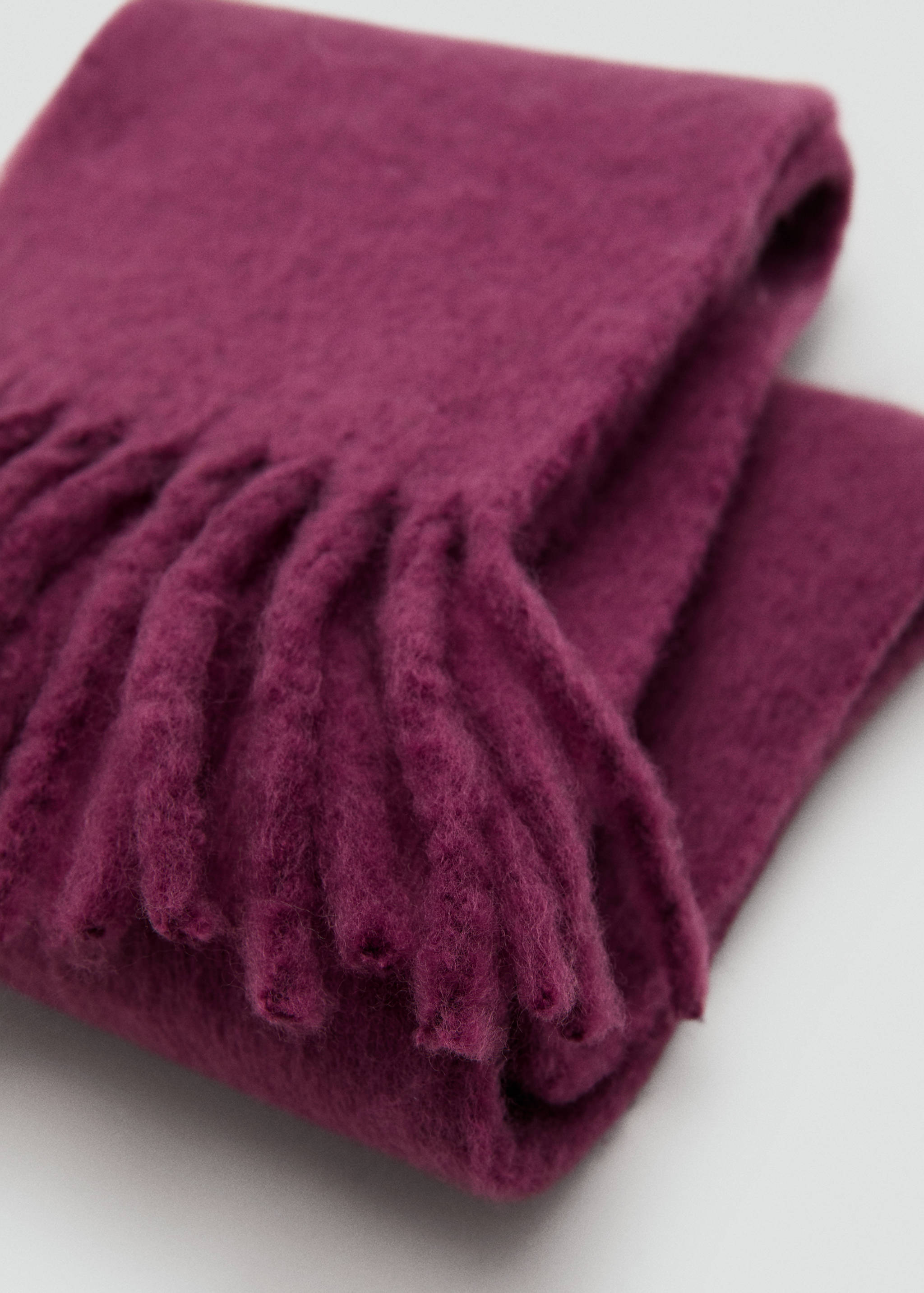 Fringed edge scarf - Medium plane