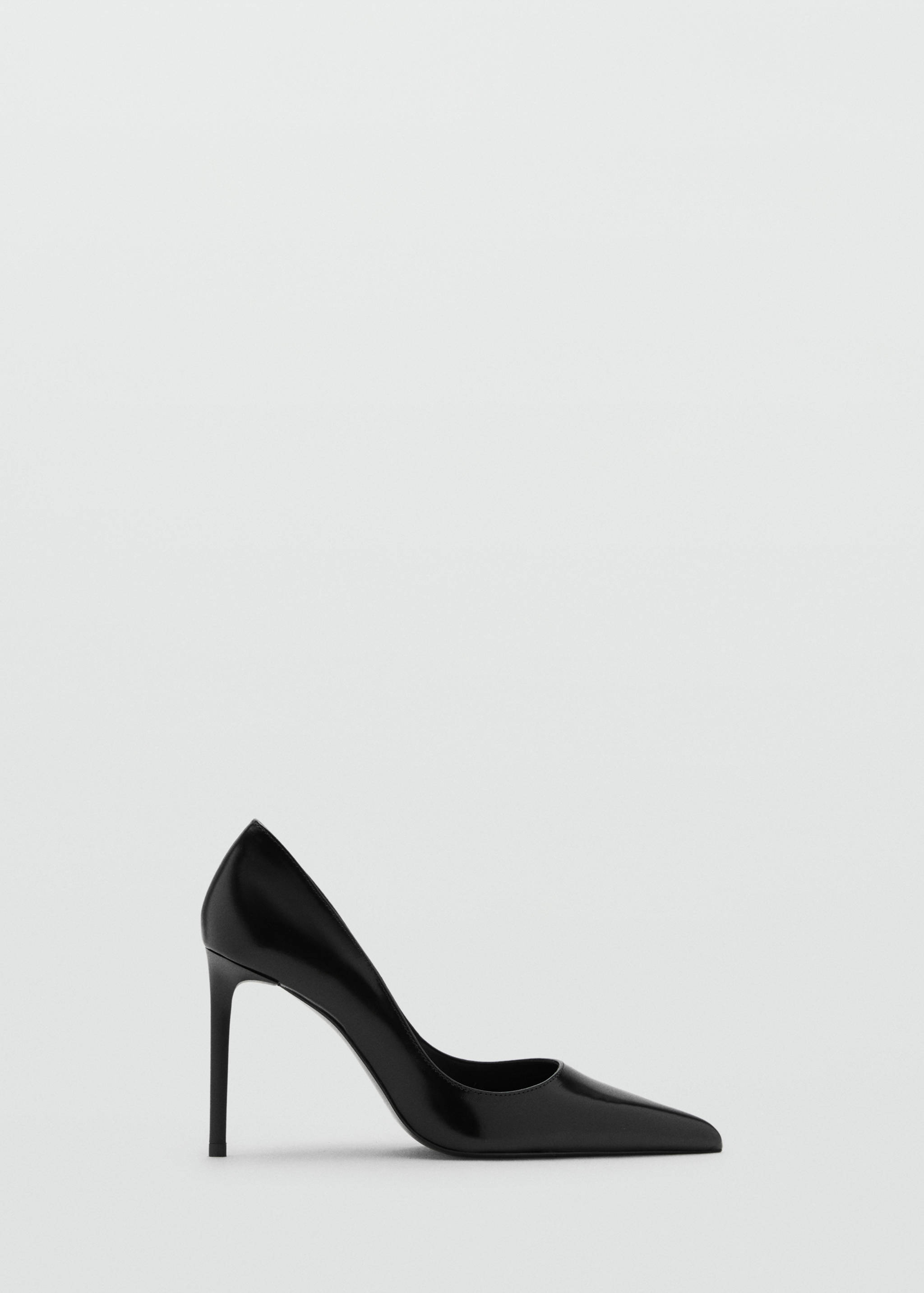 Pointed-toe leather heeled shoes - Article without model