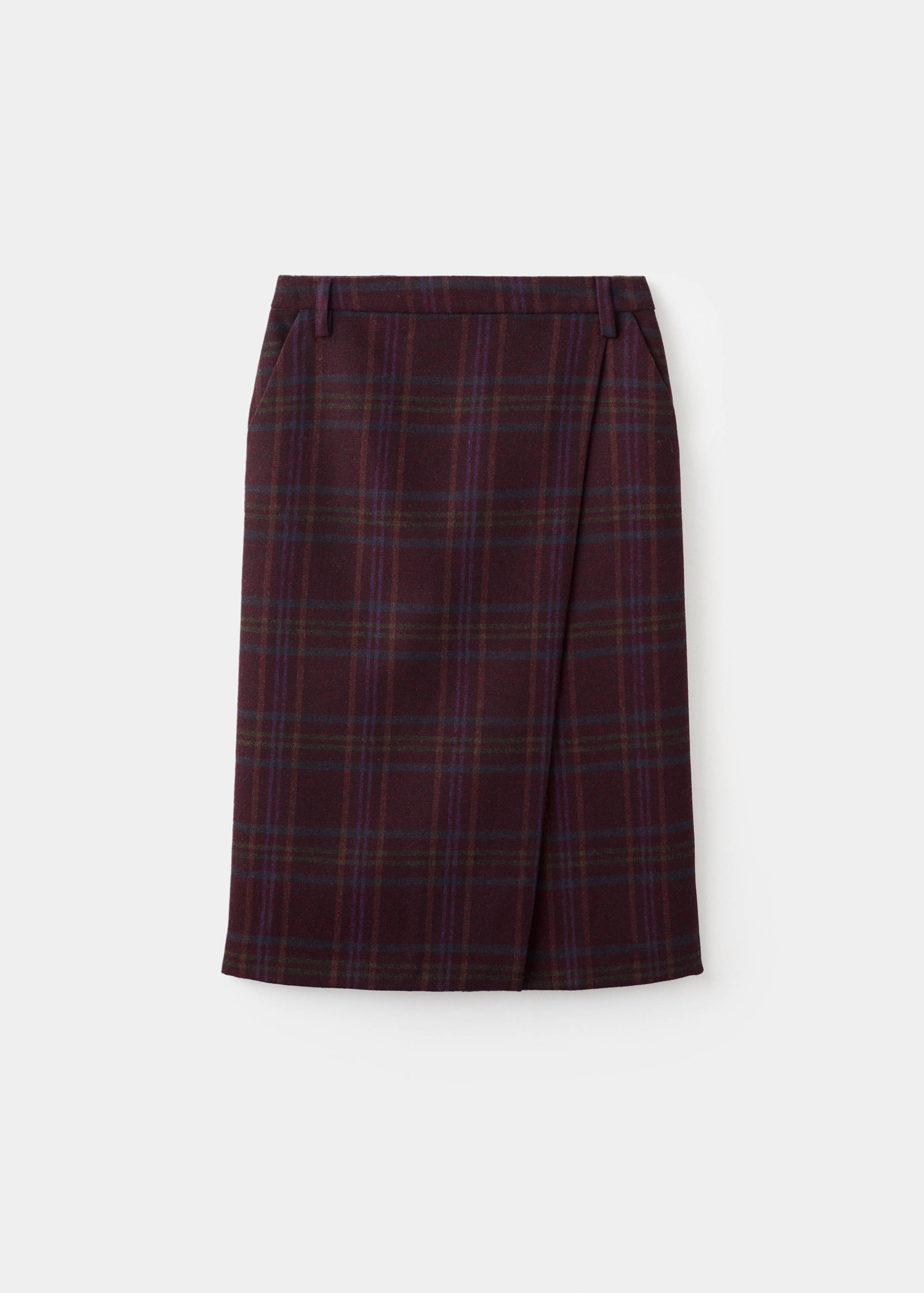 Check wrap skirt - Article without model