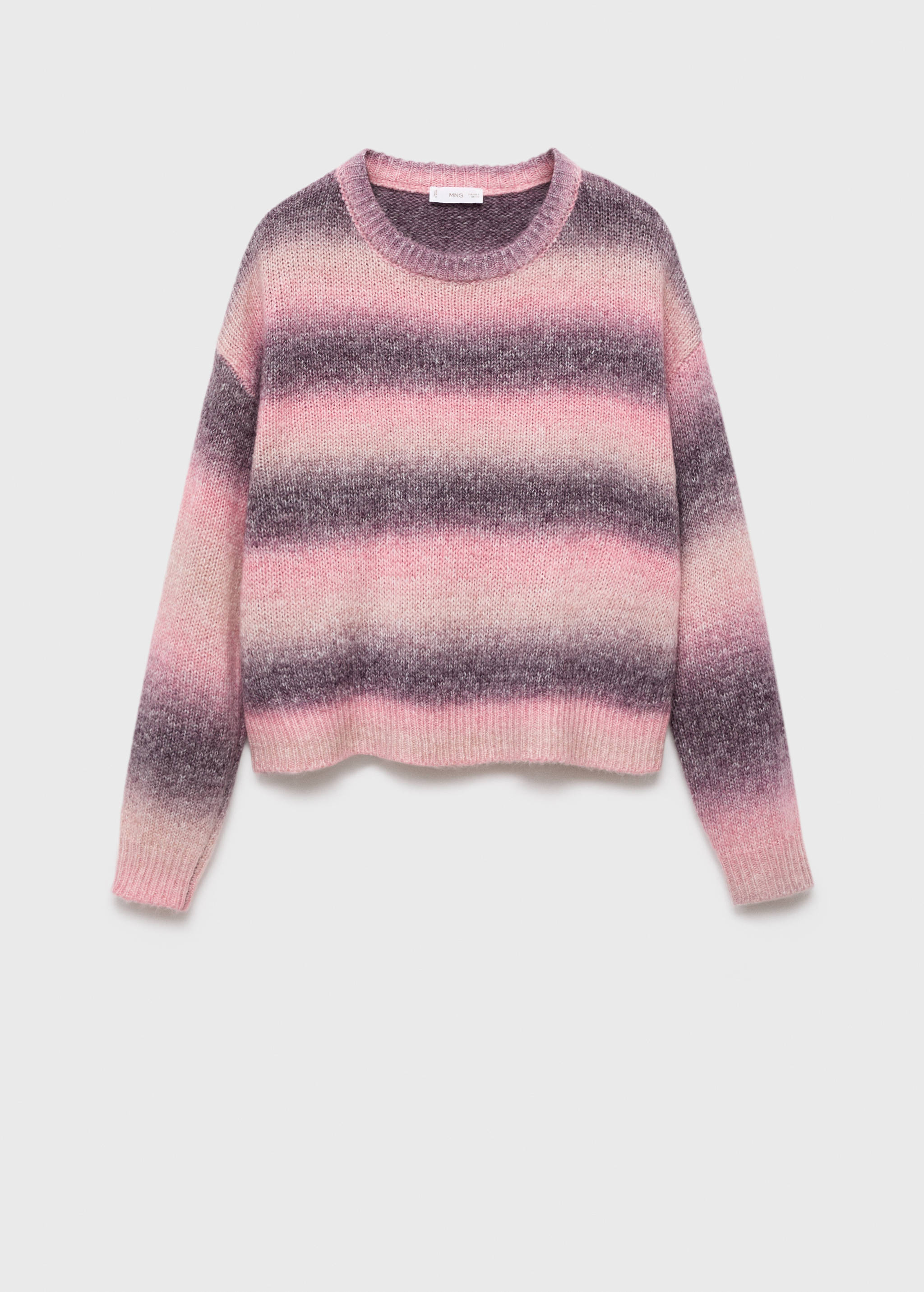 Multi-coloured knit sweater - Article without model