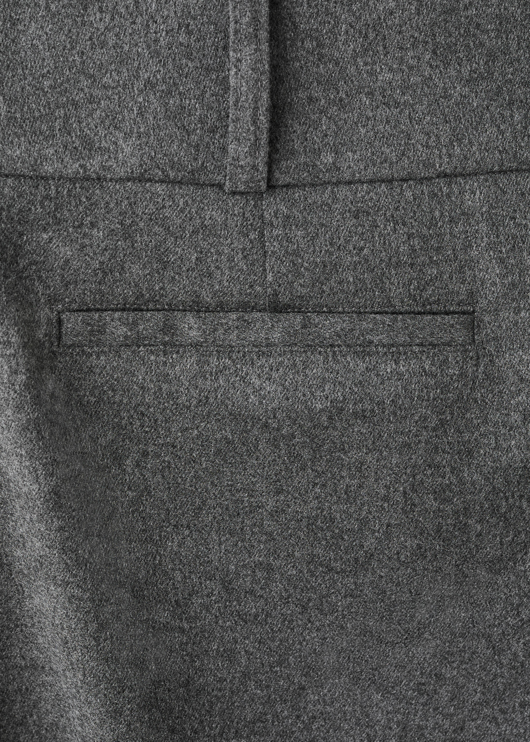 Straight-fit suit trousers - Details of the article 0