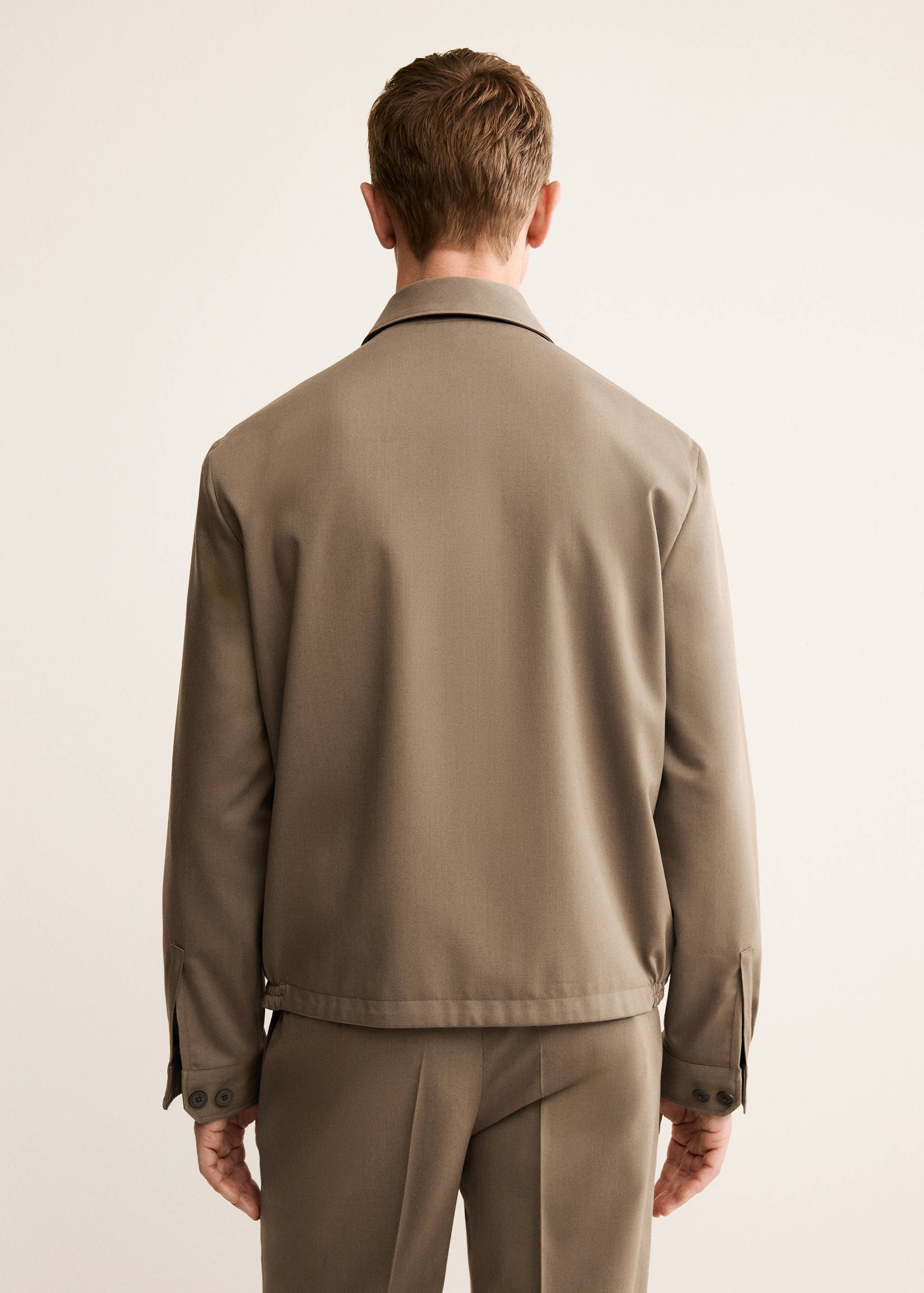 Jaket wol Italia 100% - Versi terbalik dari barang