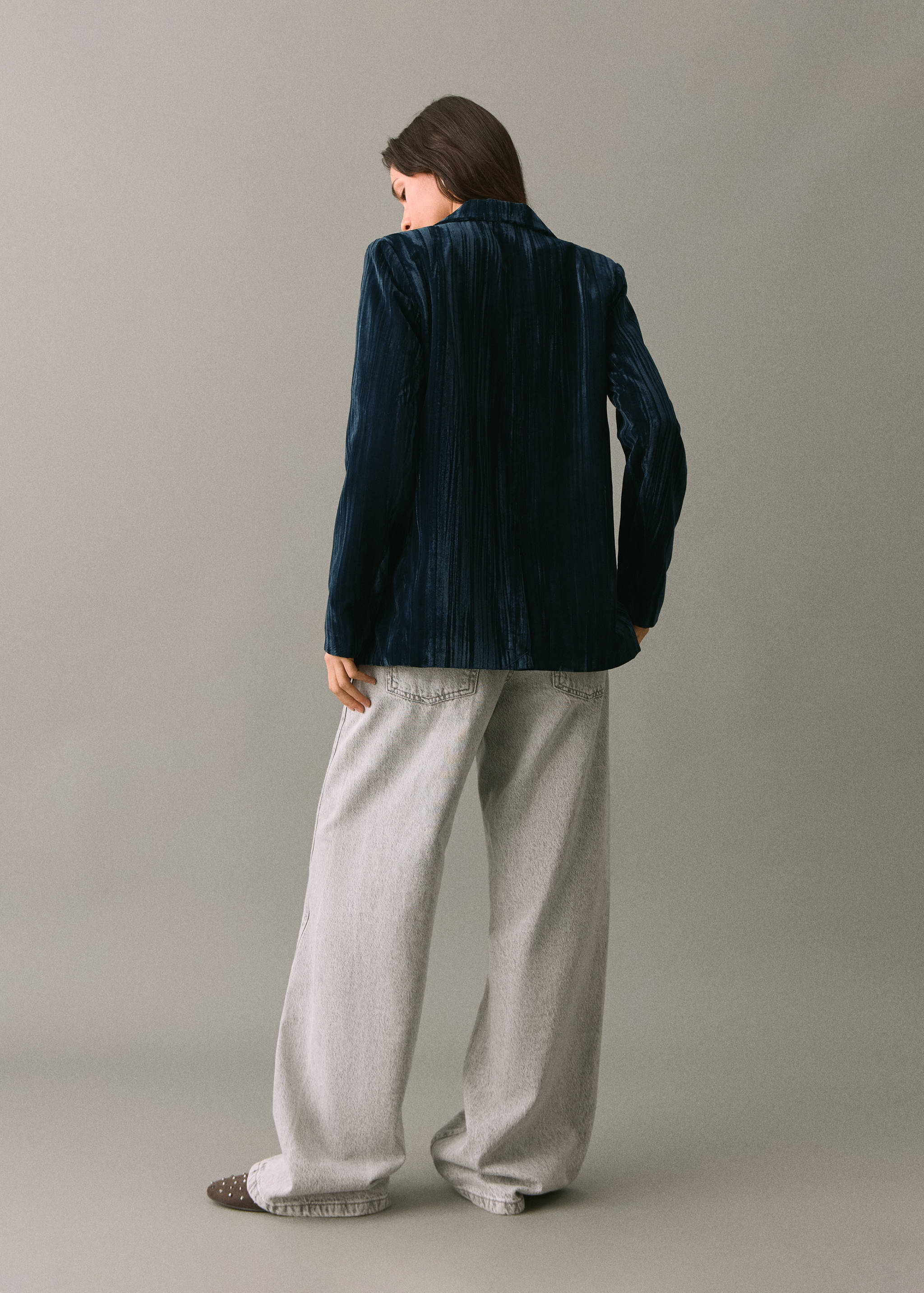 Velvet jacket - Reverse of the article