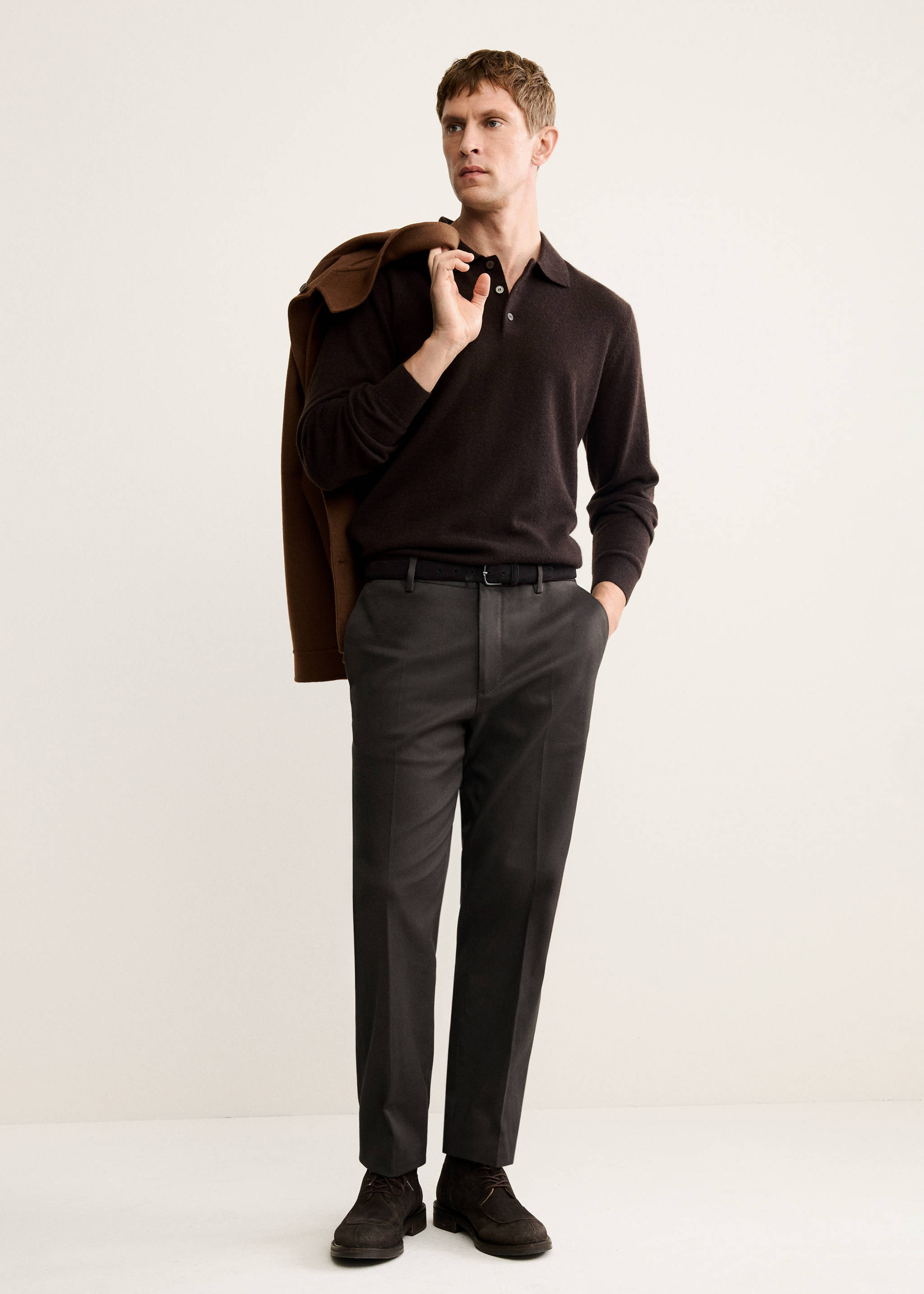 Джемпер поло 100% кашемир - Общий план