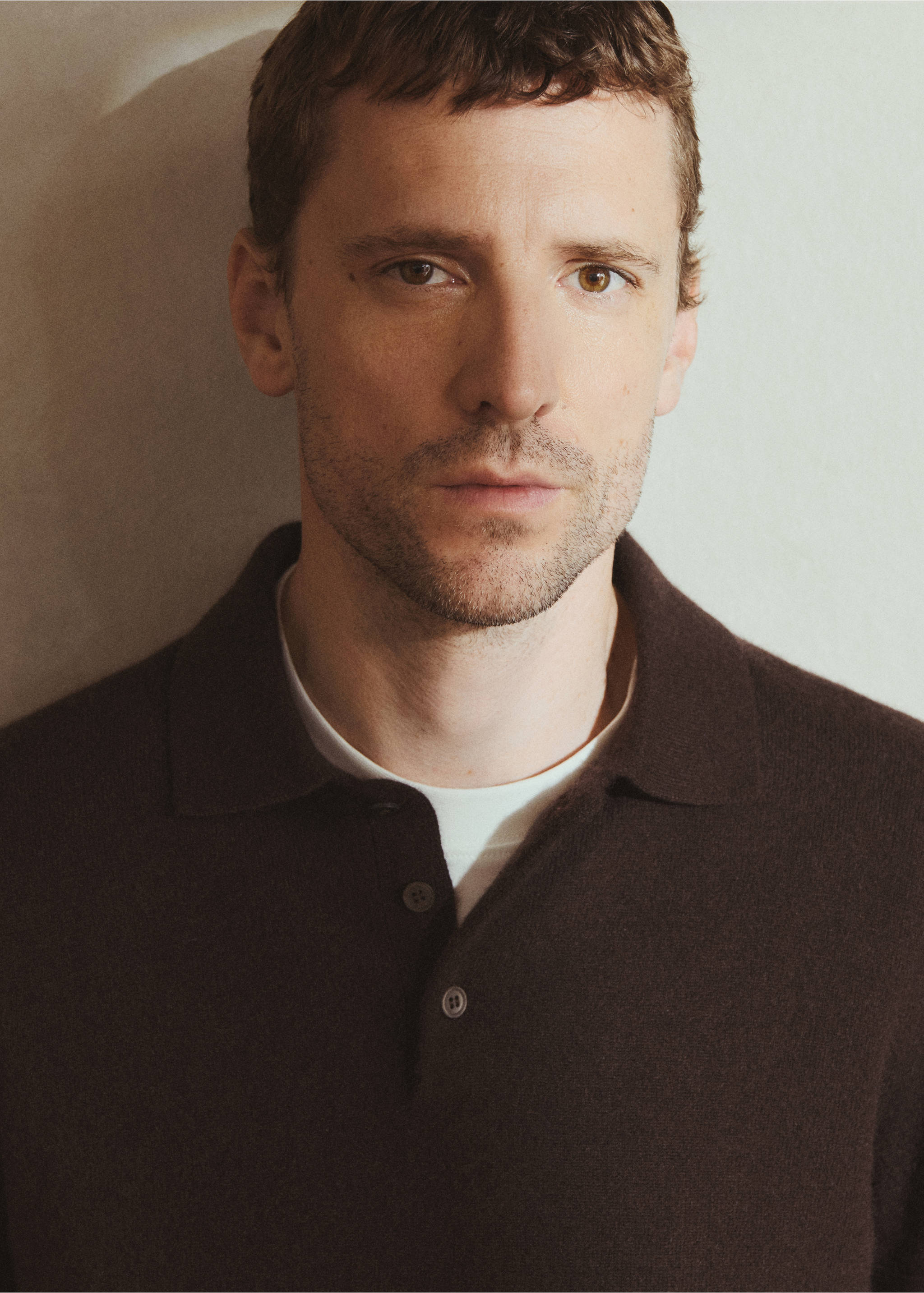 Jersey polo 100% cashmere - Detalle del artículo 5, Chocolate. Ref: 17078276-00.