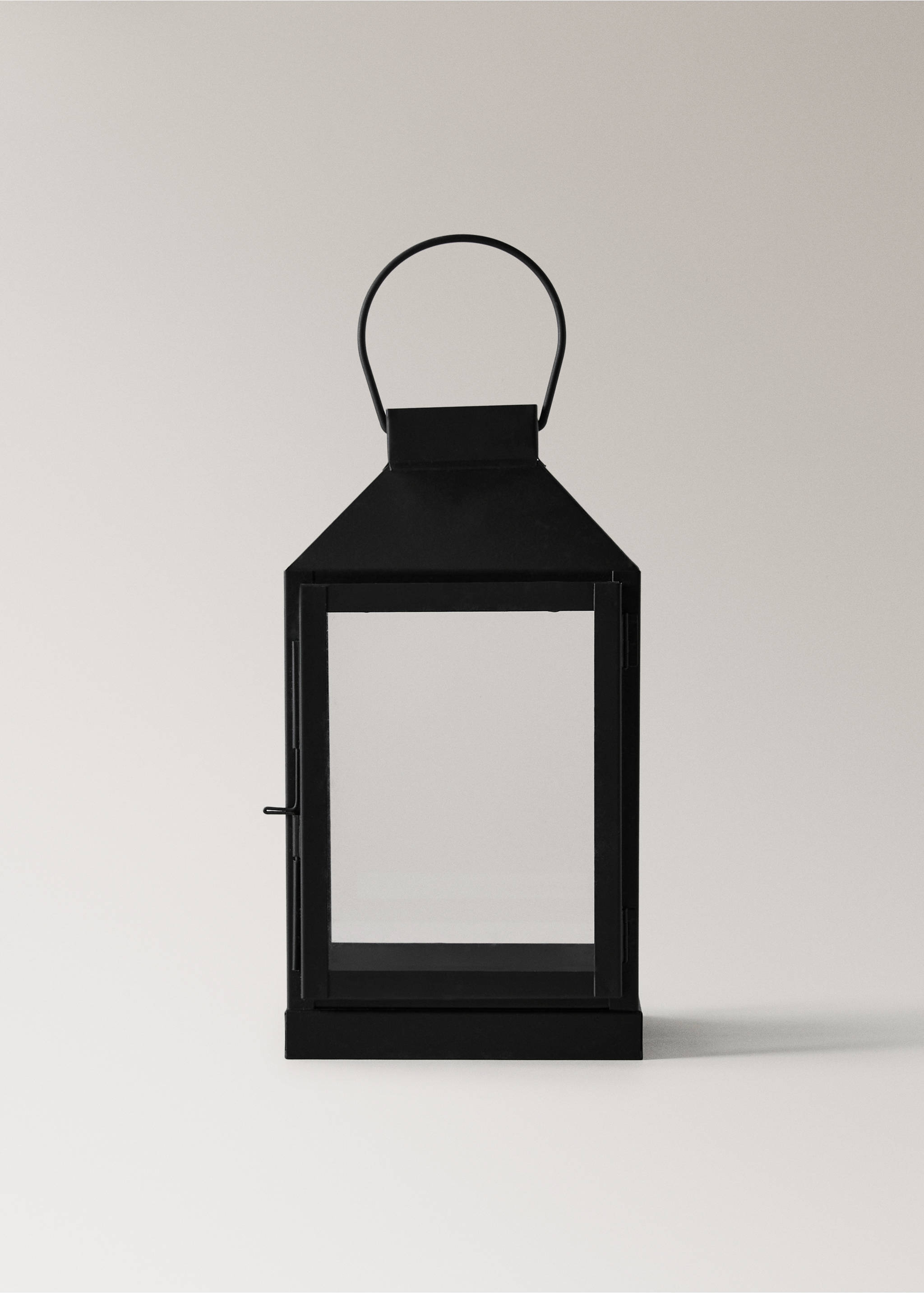 Medium decorative candle holder - Article without model, Black. Ref: 17078280-00.