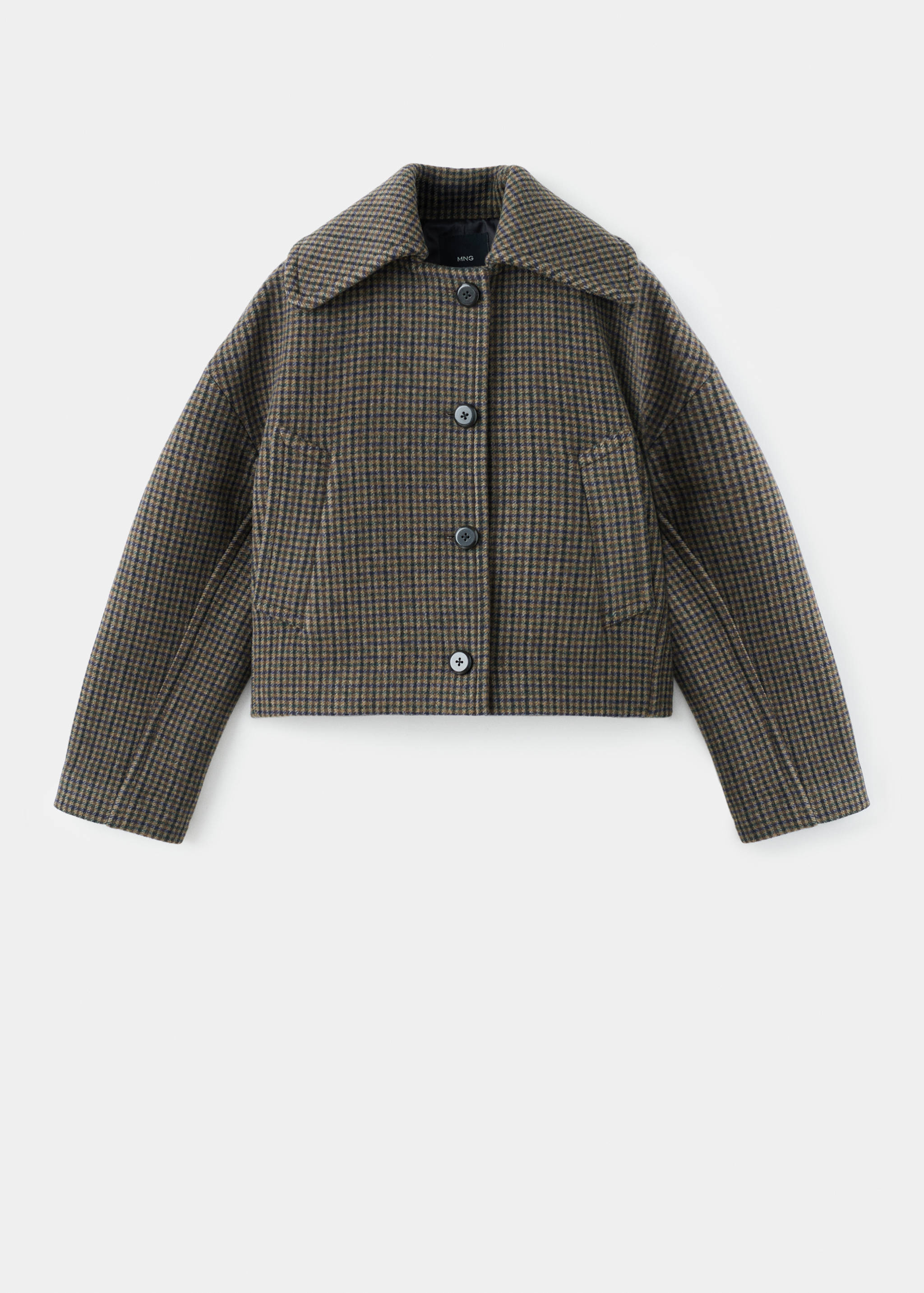 Houndstooth wool jacket - Article without model