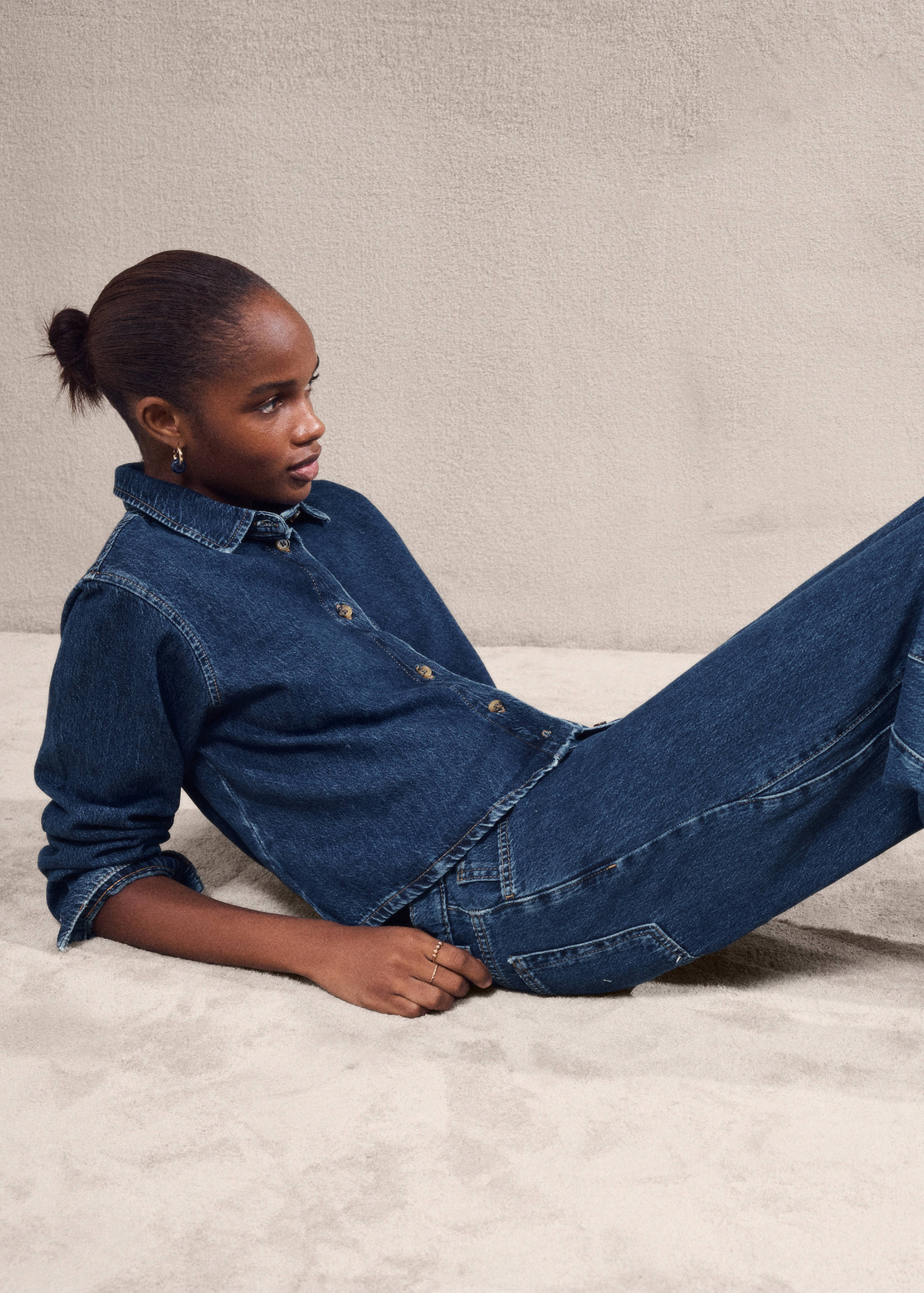 Straight-fit jeans met stiksels - Detail van het artikel 6