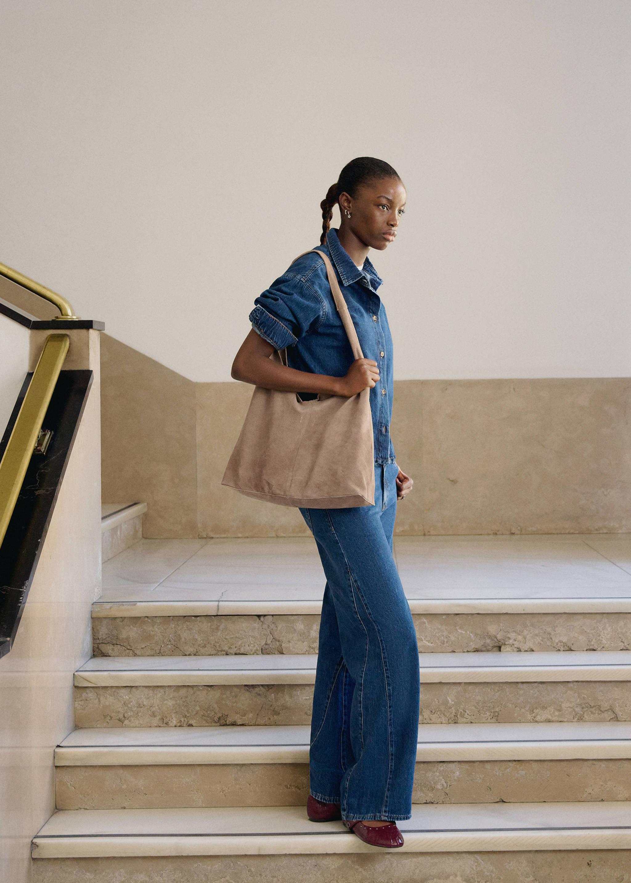 Straight-fit jeans met stiksels - Detail van het artikel 5