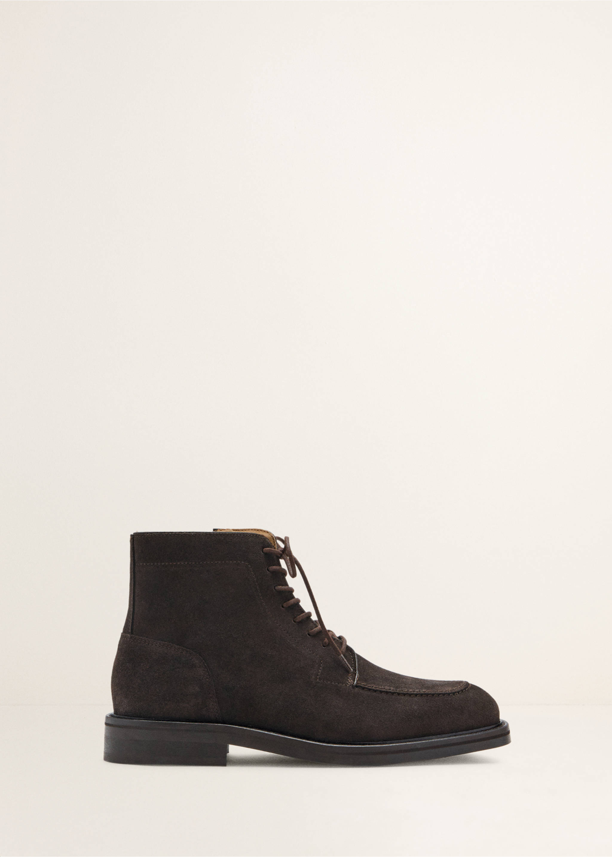 Lace-up leather ankle boots - Article without model, Brown. Ref: 17078289-00.