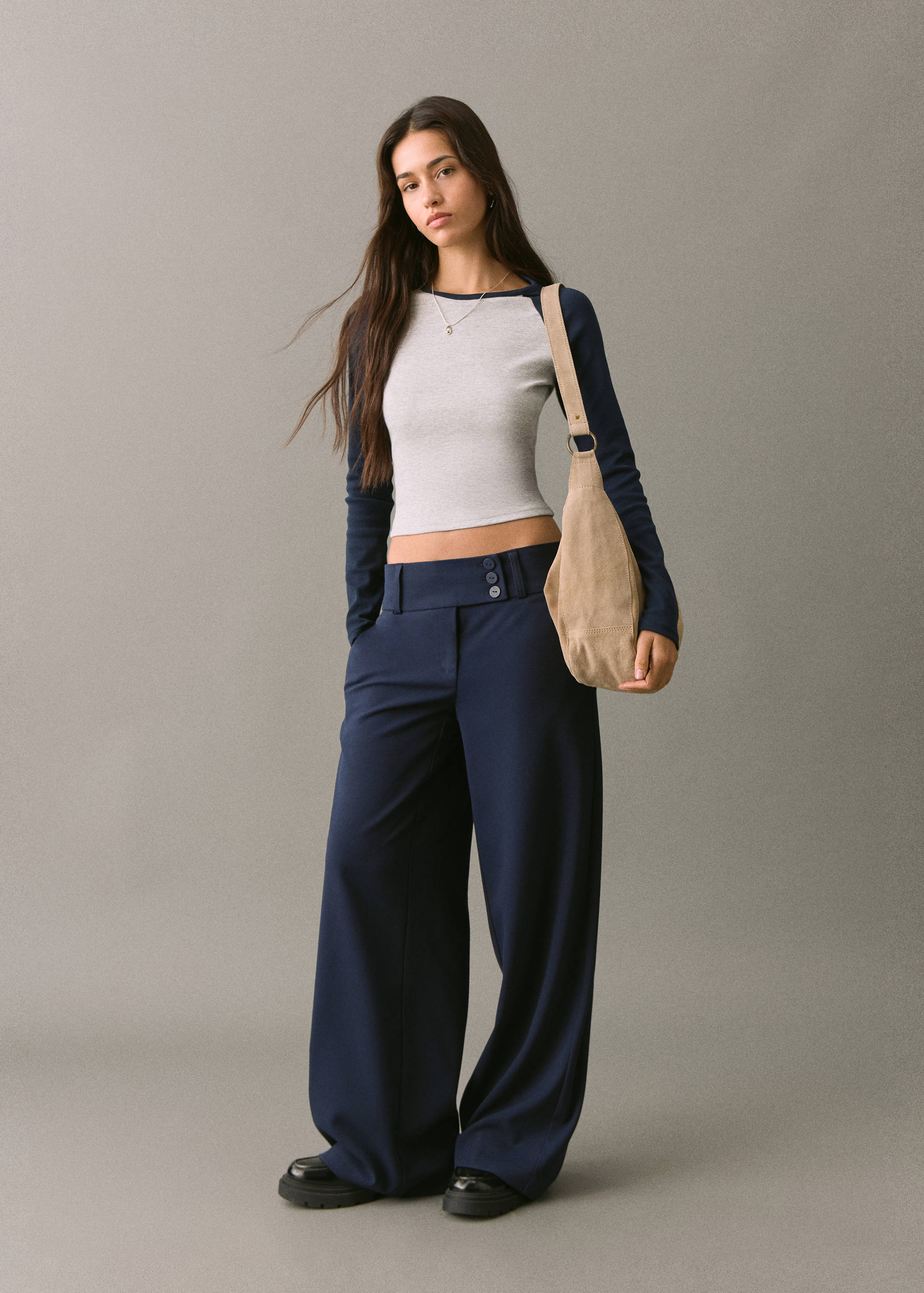 Straight trousers - Medium plane