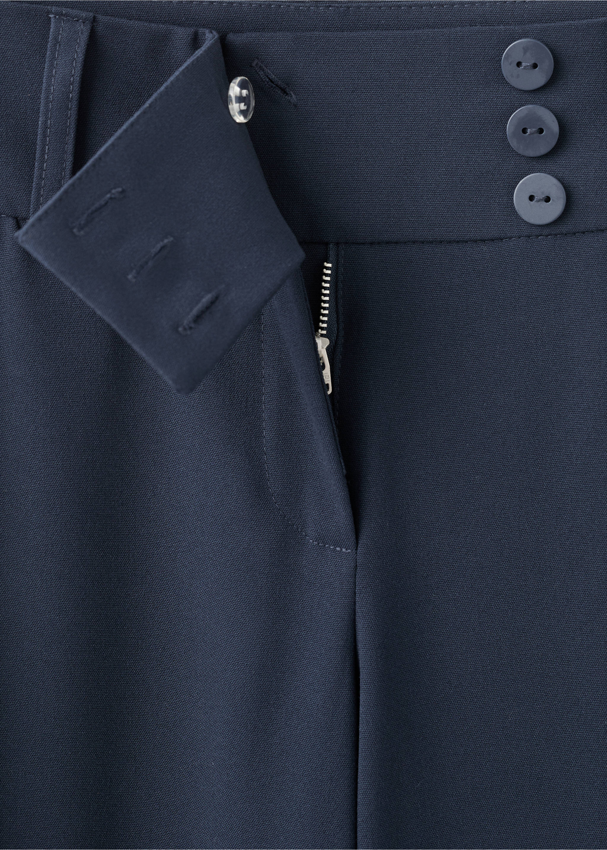 Pantalón recto - Detalle del artículo 0, Azul marino. Ref: 17078291-00.