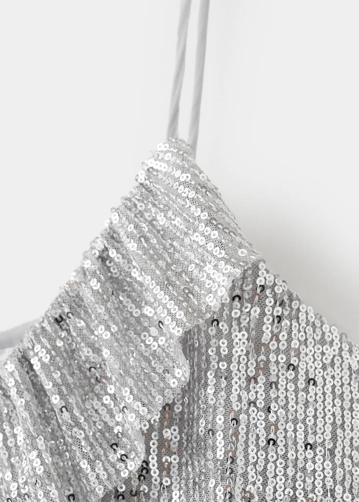 Sequined top — Silver
