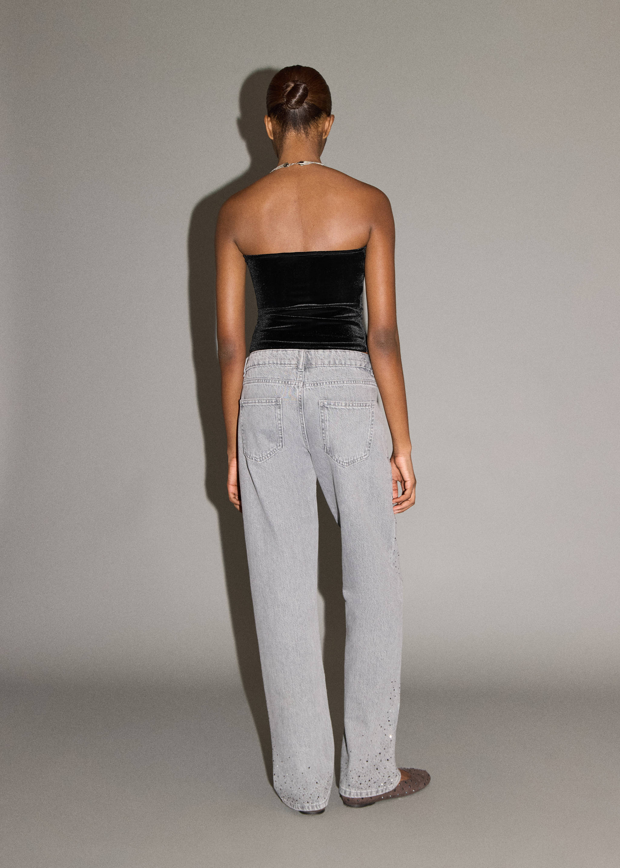 Aksamitny top - Tylna strona artykułu