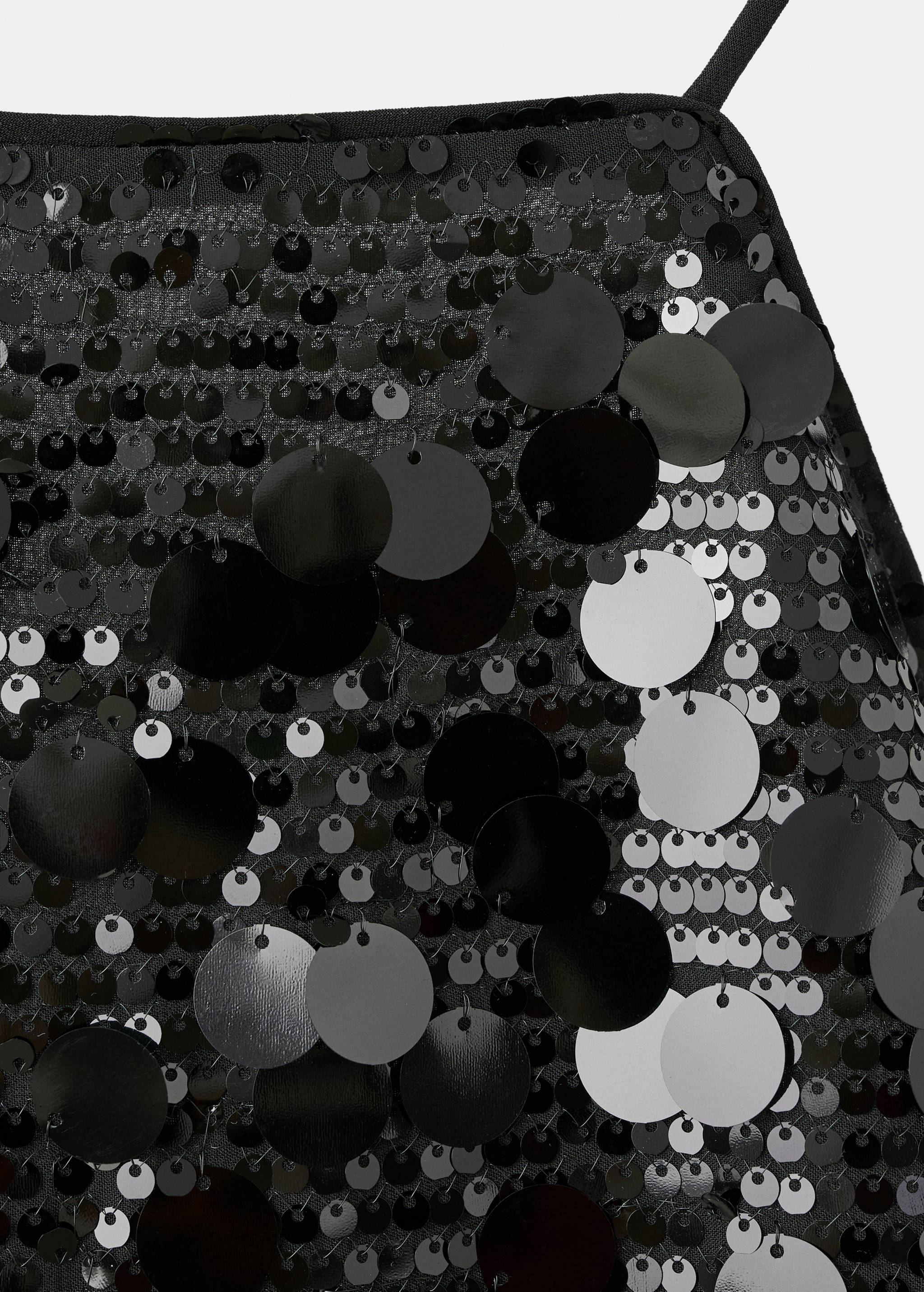 Vestido corto lentejuelas - Detalle del artículo 8