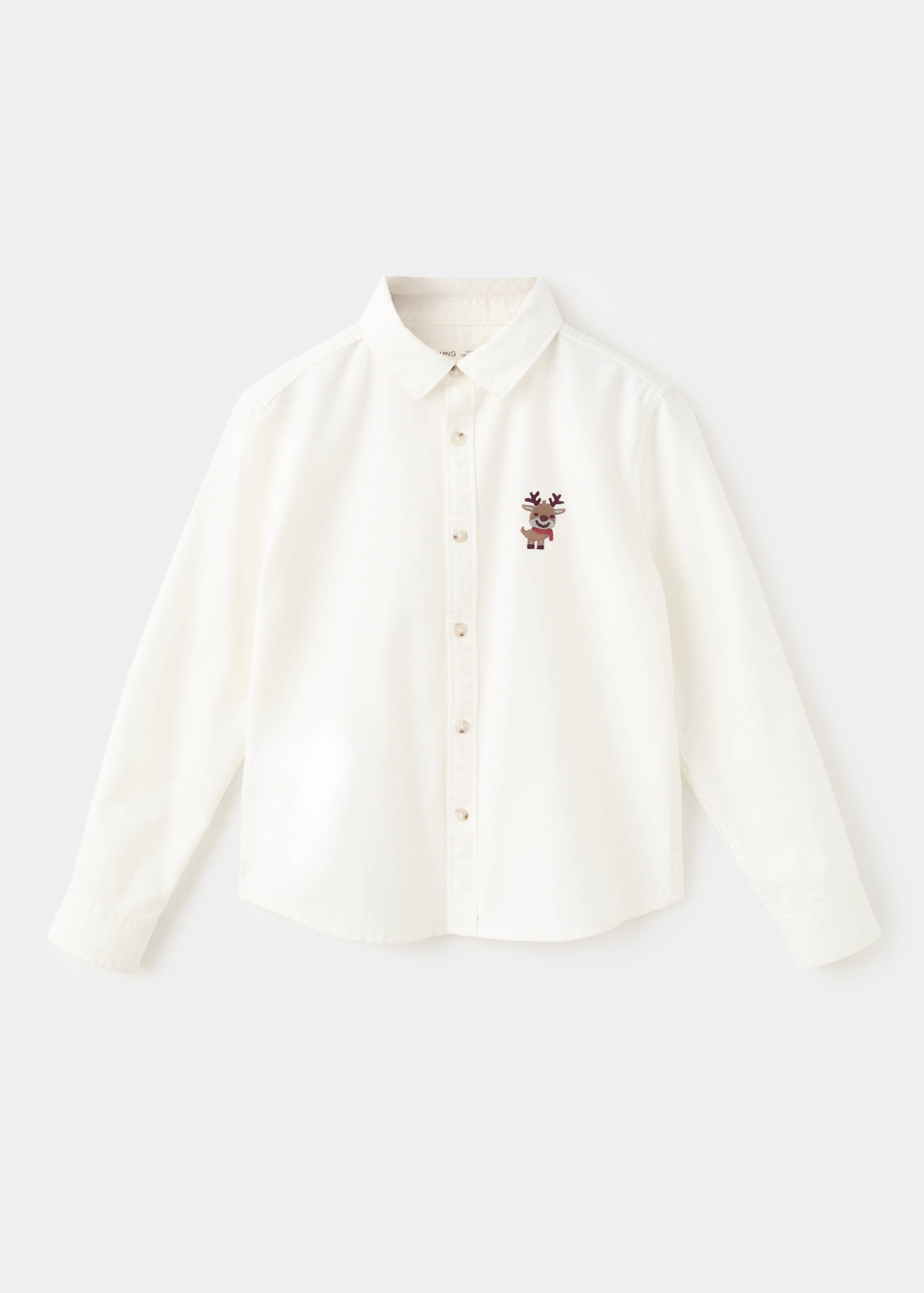 Camicia ricamo renna - Articolo senza modello