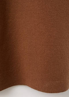 Straight knitted trousers — Caramel 7