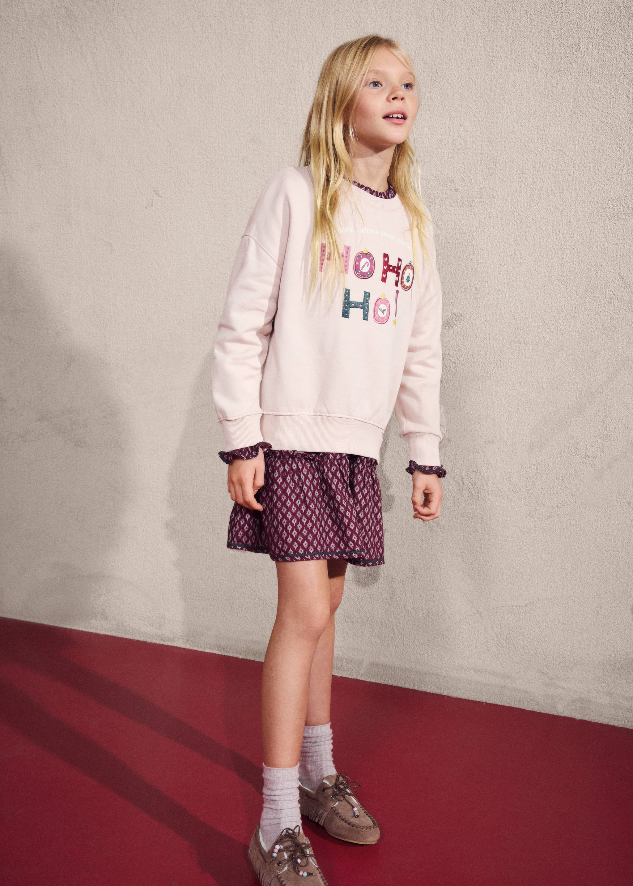 İşlemeli pamuklu sweatshirt - Ürün detayı 6