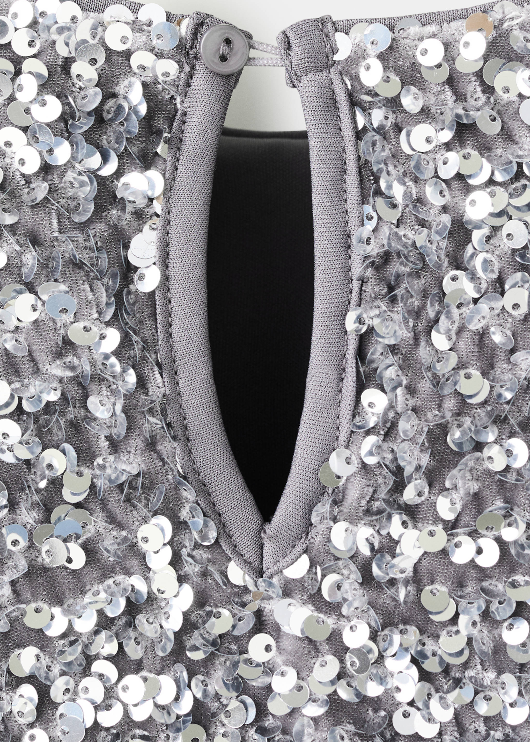 Långärmad paljettklänning - Detaljer om artikeln 0