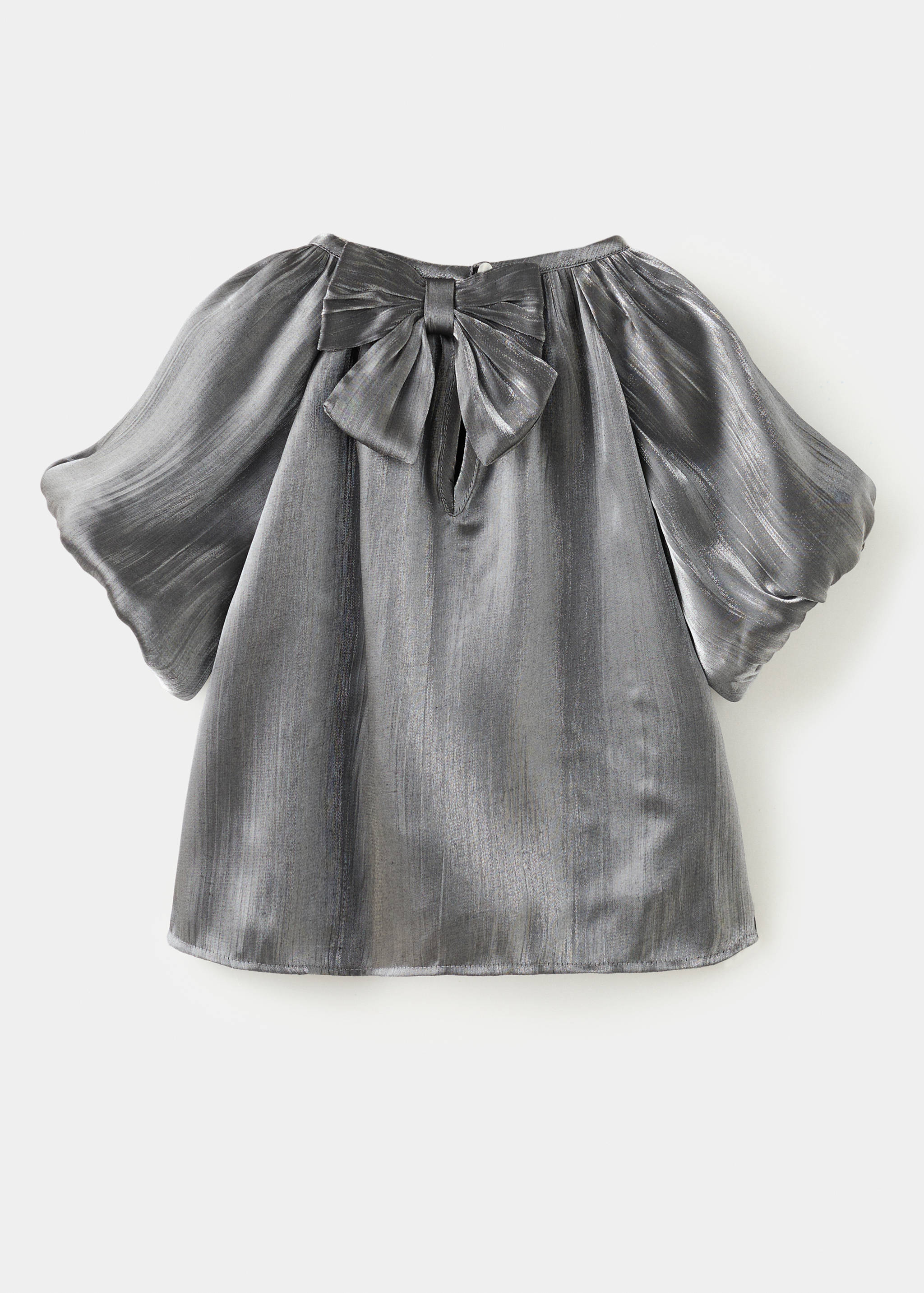 Blusa effetto metallizzato - Retro dell'articolo