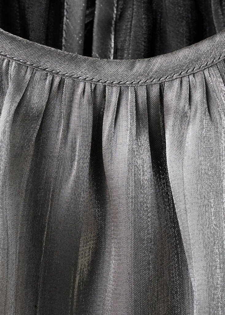 Metallic effect blouse — Silver