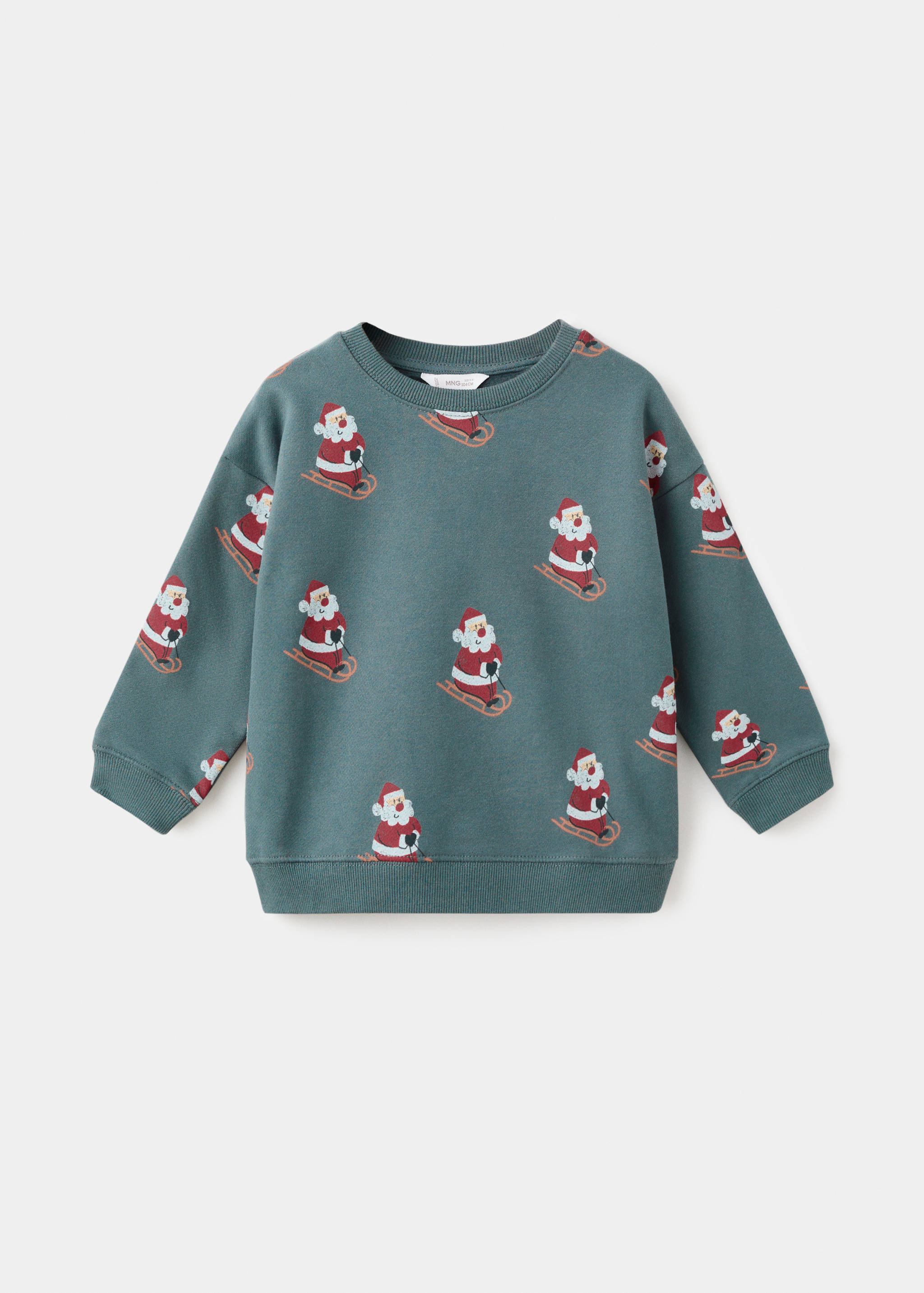 Christmas-print sweatshirt - Article without model