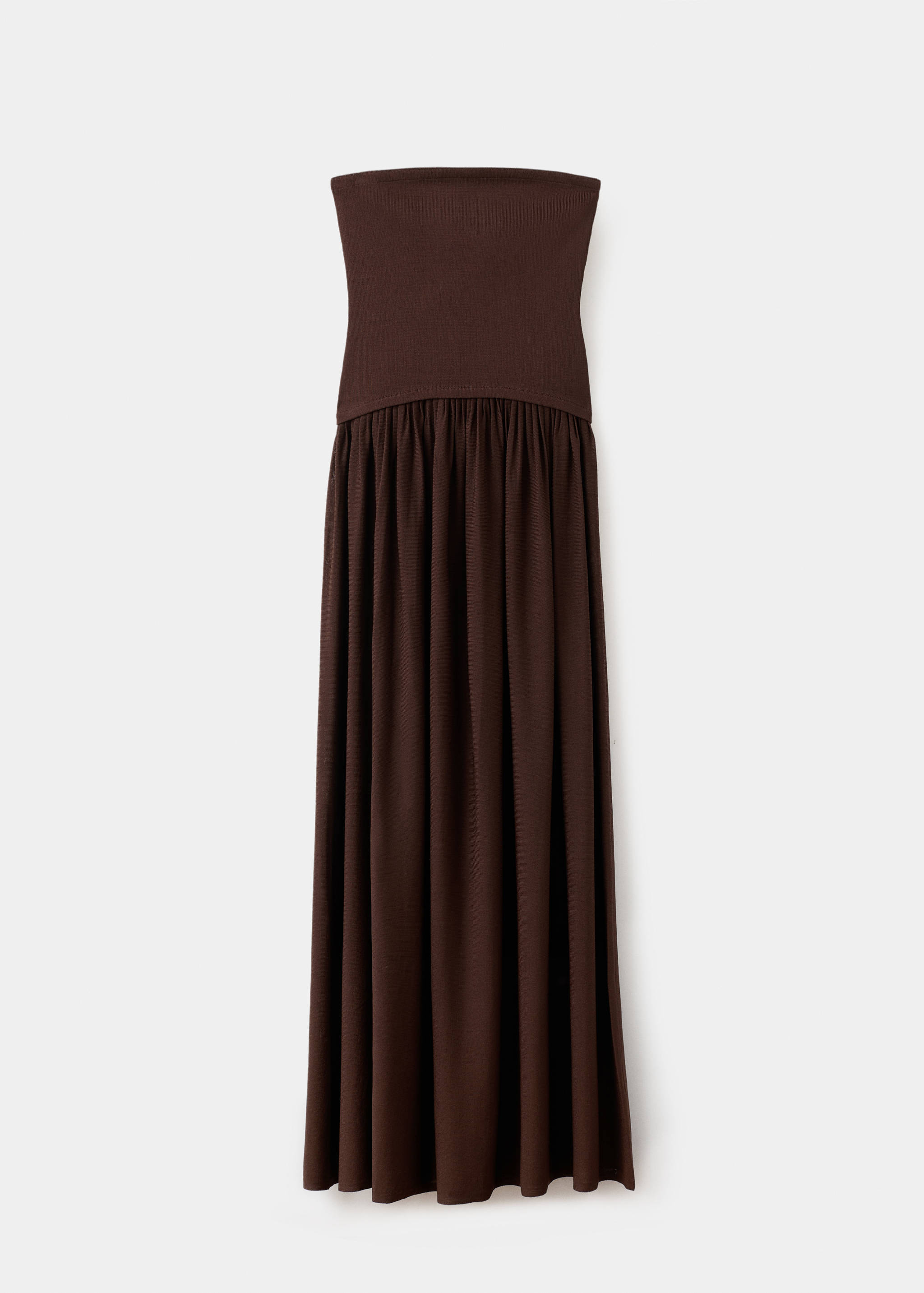 Combined strapless dress - Article without model